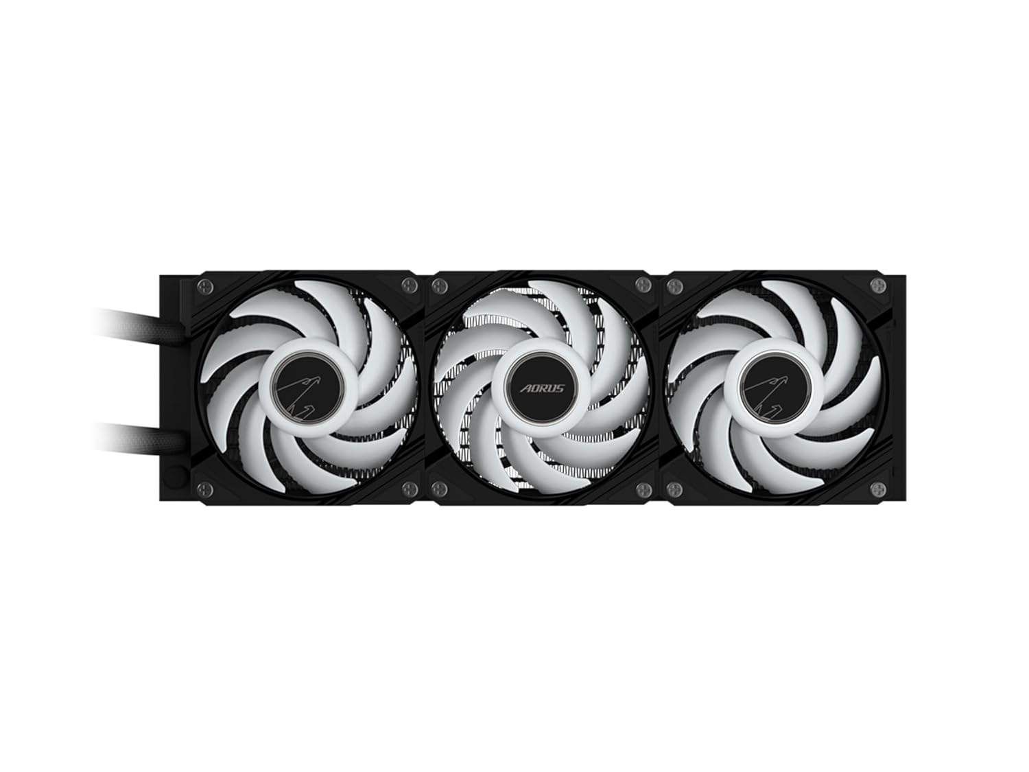 AORUS WATERFORCE II 360 Liquid CPU Cooler, 360mm Radiator with 3x120mm Low Noise ARGB Fans, Compatible with Intel LGA1700 and AMD AM5 (GP-AORUS WATERFORCE II 360)