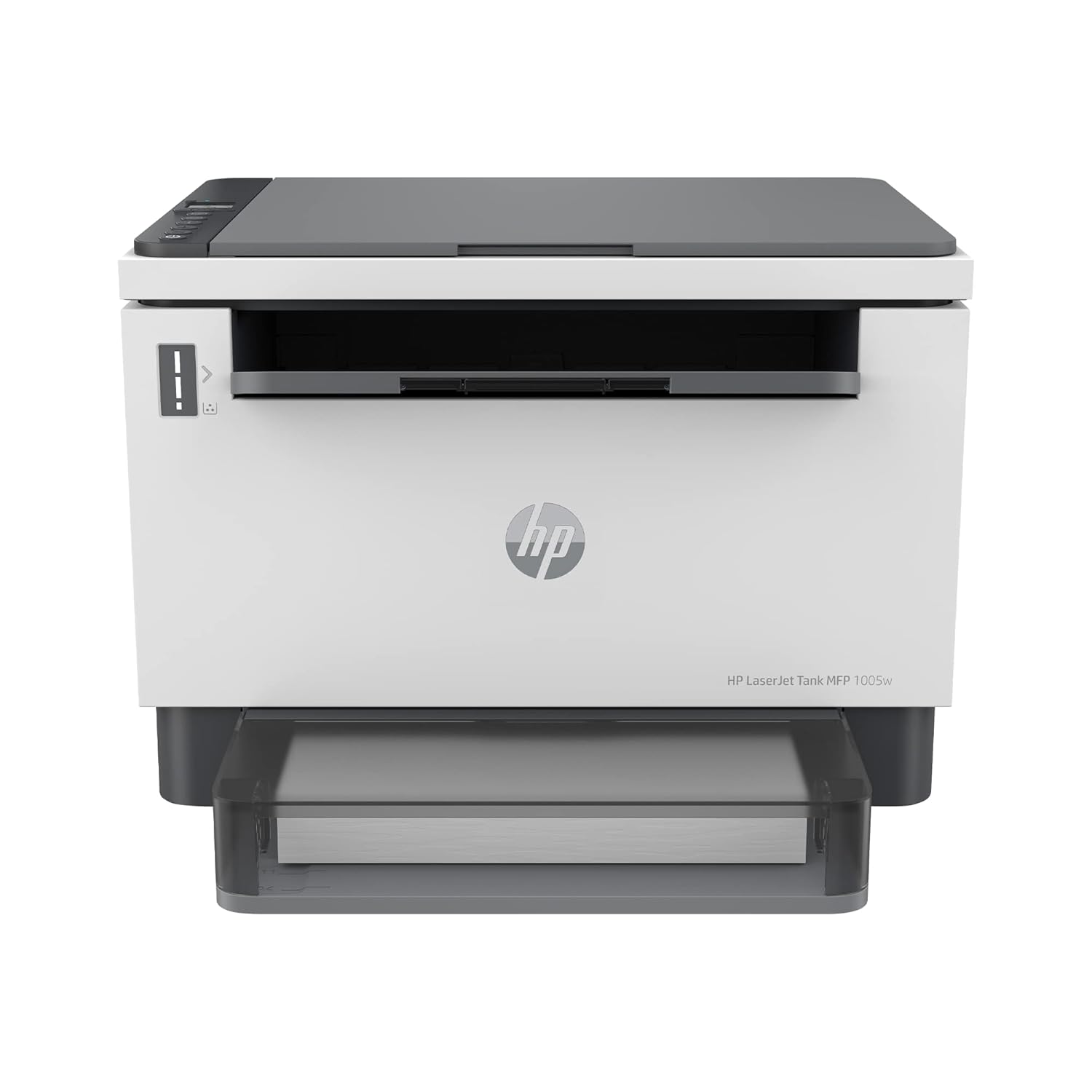 HP Laserjet Tank MFP 1005W,Wireless,Print,Copy,Scan,Hi-Speed USB 2.0,Bluetooth Monochrome Laser Printers Le,Up to 22 Ppm,150-Sheet Input Tray,100-Sheet Output Tray,1-Year Warranty,Black&White,381U4A