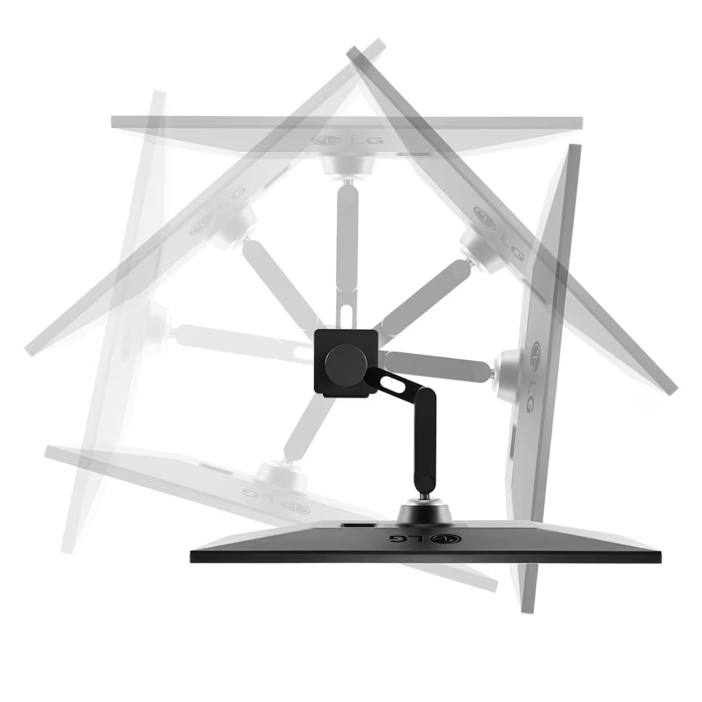 LG 27 inch(68.4cm) Ultrafine Ergo 4K-UHD(3840 x 2160) Pixels IPS, HDR 400, sRGB 99%, HW Calibration, Speaker (5Wx2), Height/Swivel/Pivot/Extend/Retract, USB - C, HDMI x 2, DP- 27UN880 - Zapnet.in