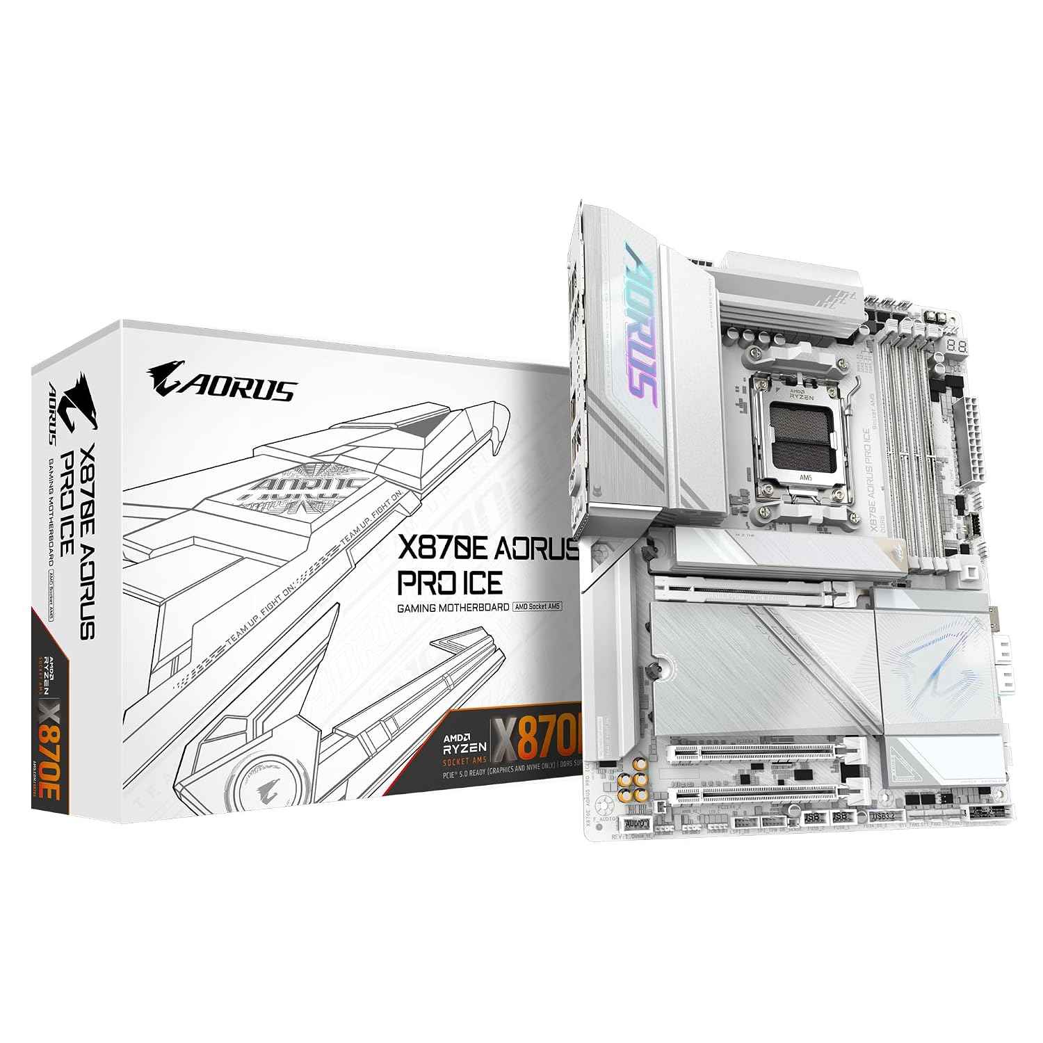X870E AORUS PRO ICE AMD Motherboard