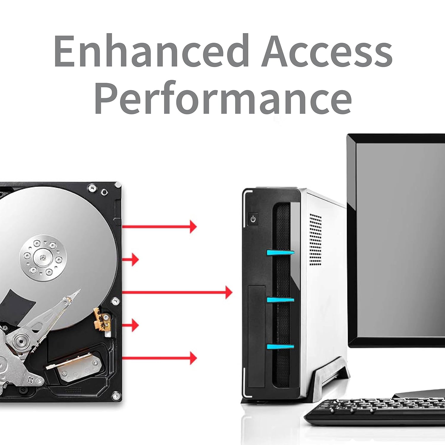 Toshiba P300 Internal 1TB Desktop PC HDD 7200 RPM Hard Drive