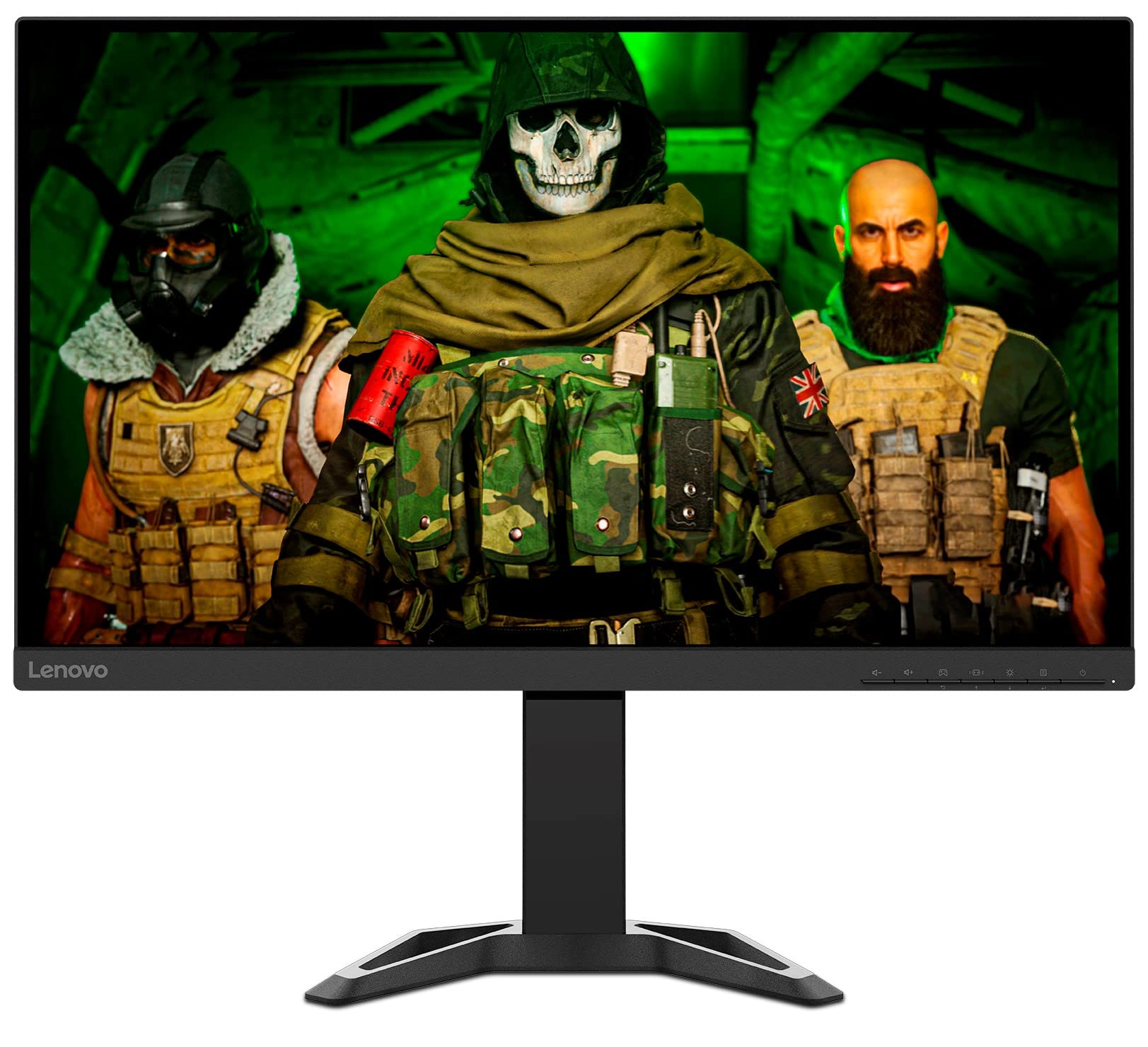 Lenovo Legion R27q-30 | 27 Inch (68.58cm) 180Hz 2K QHD Gaming Monitor | 0.5ms, AMD FreeSync, 99%sRGB, 90% DCI-P3, 3Wx2 Speaker, 2xHDMI, 1xDP|Tilt, Swivel, Pivot, Height Adjust Stand, Black, 67B4GAC1IN