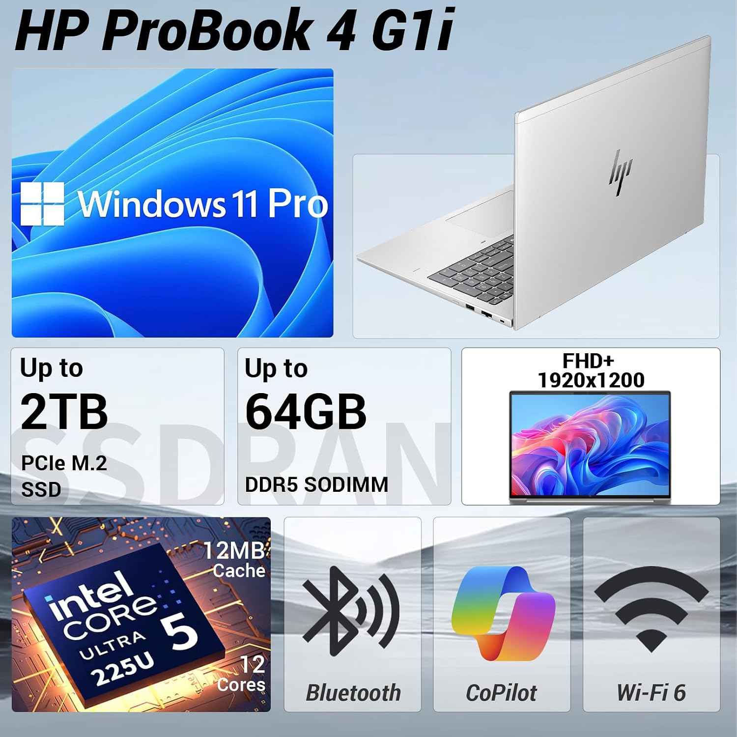 REFURBISHED HP Elite Book 840 G8 NoteBook | Core i7 11th Gen |16GB RAM (512GB / 1TB SSD) | 14" Display |Silver| 3 year warranty | Win 10 Pro| With EB BAG