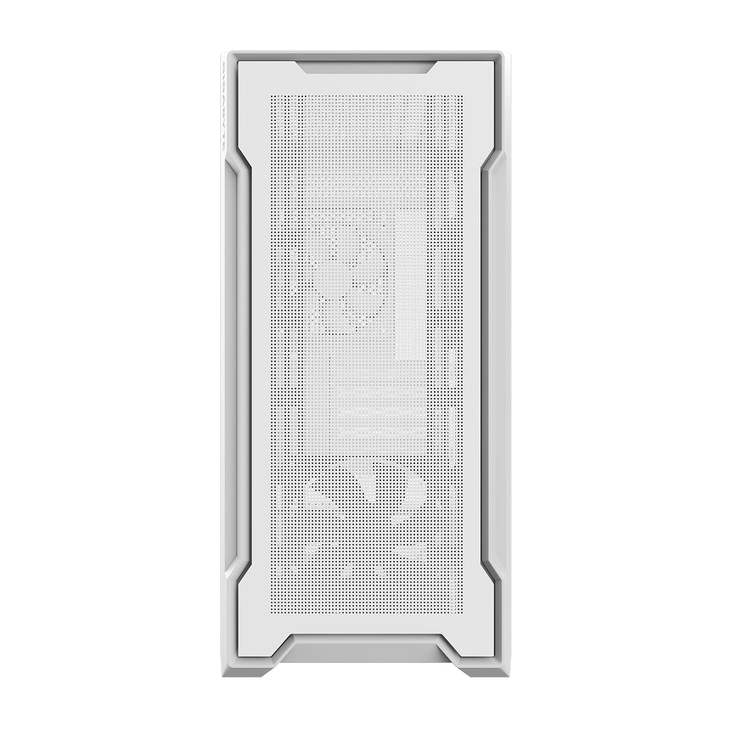 GIGABYTE C102 Glass ICE - White Mid Tower PC Gaming Case, Tempered Glass, PSU Shroud, 2X 120mm Fans (GB-C102GI)
