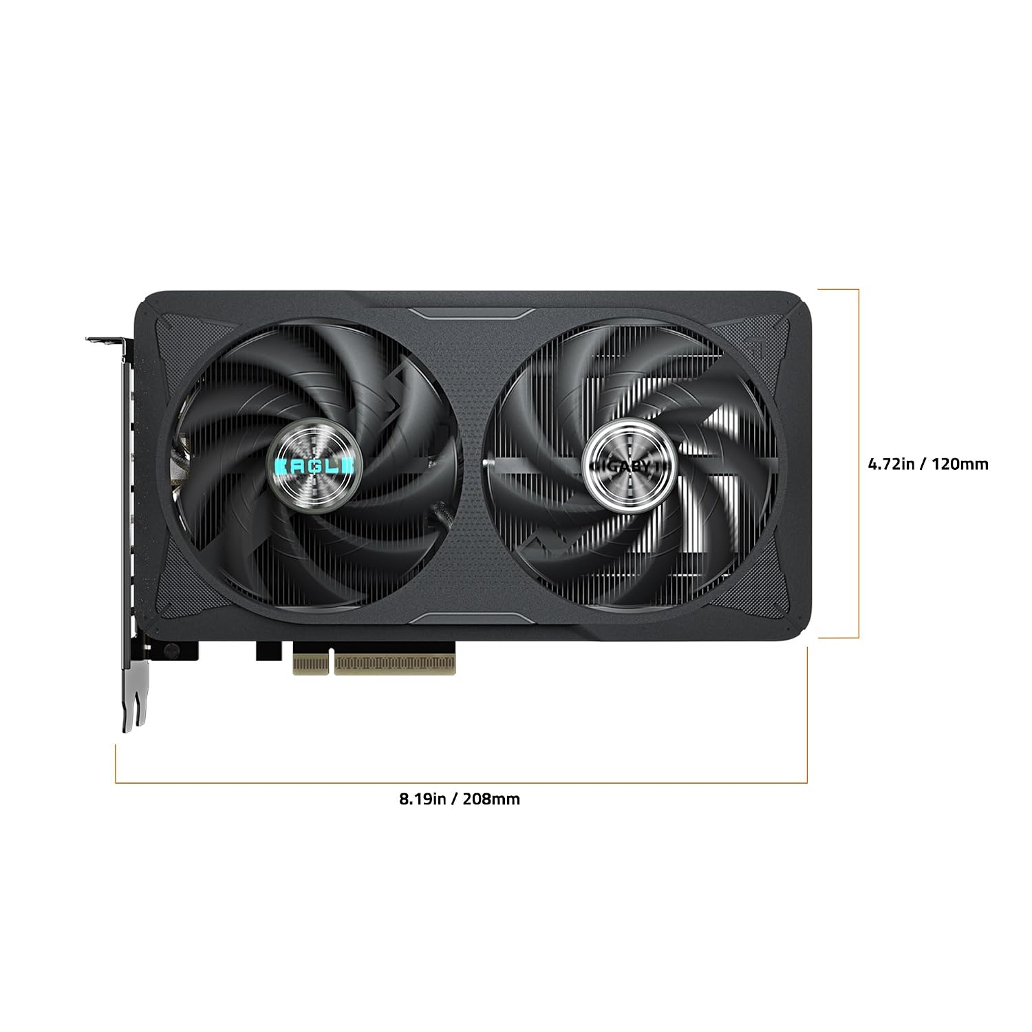 GIGABYTE GeForce RTX 5060 Eagle OC 8G Graphics Card, 8GB 128-bit GDDR7, PCIe 5.0, WINDFORCE Cooling System, GV-N5060EAGLE OC-8GD Video Card