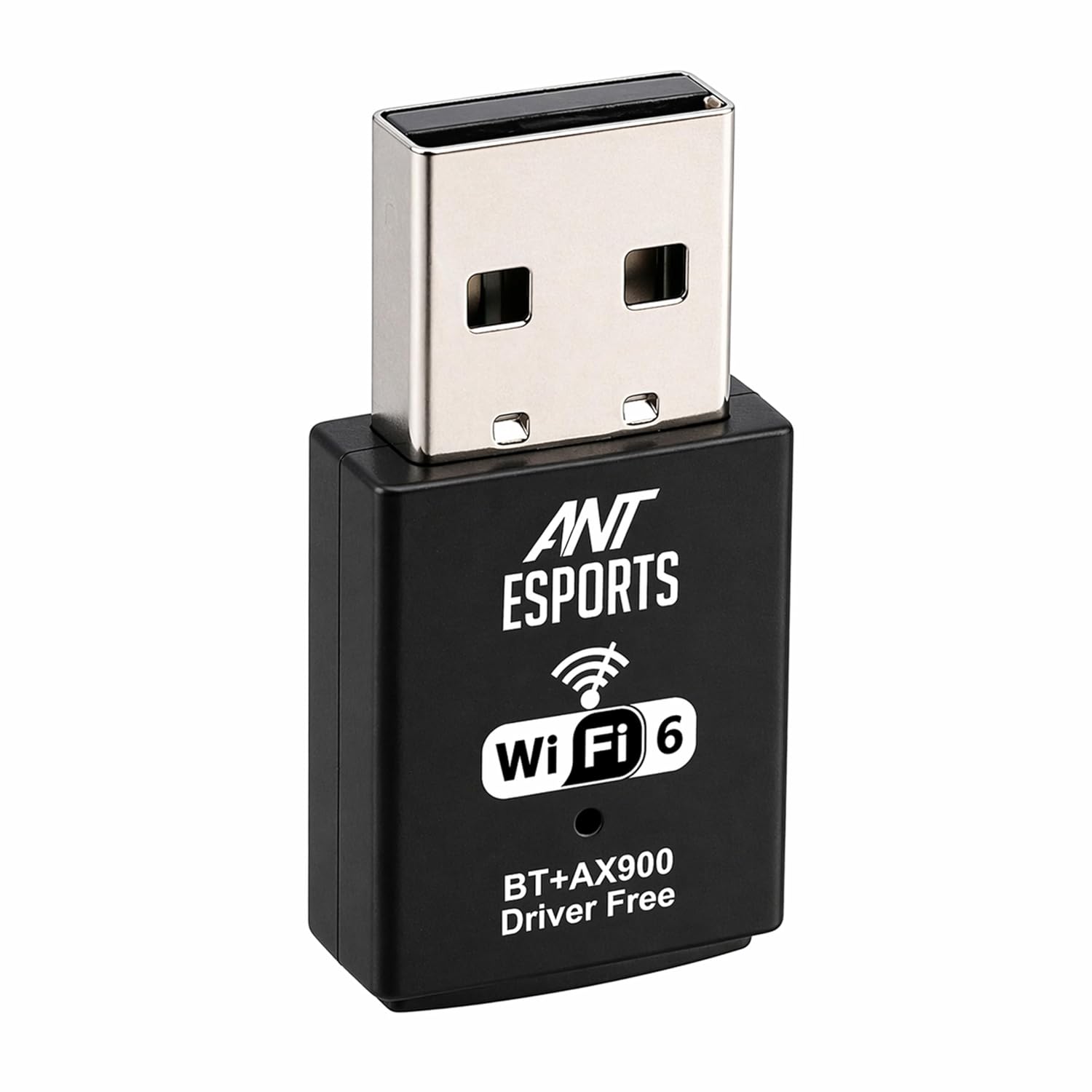 Ant Esports AE900X SmartChoice Dual Band WiFi 6 USB Dongle with Bluetooth 5.4, 900Mbps Speed (2.4GHz + 5GHz), MU-MIMO, Plug & Play, WPA3 Security, Hotspot Mode, Windows Compatible