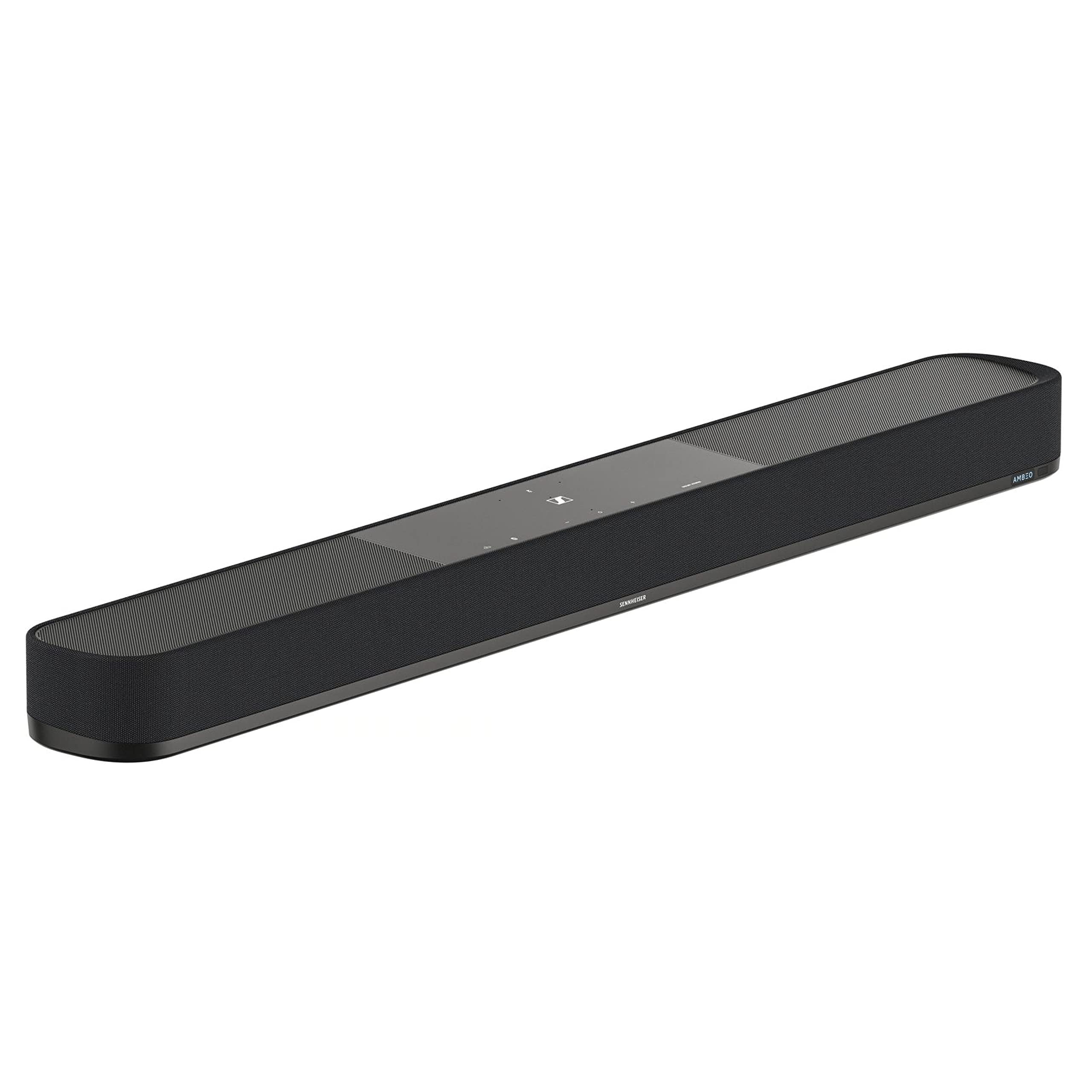 Sennheiser AMBEO Soundbar Plus - 400 Watts with Immersive 3D Surround Sound, Virtual 7.1.4 Speaker Setup, Built-in 4 Dual Subwoofers, Alexa Built-in and Dolby Atmos, 2 Years Warranty
