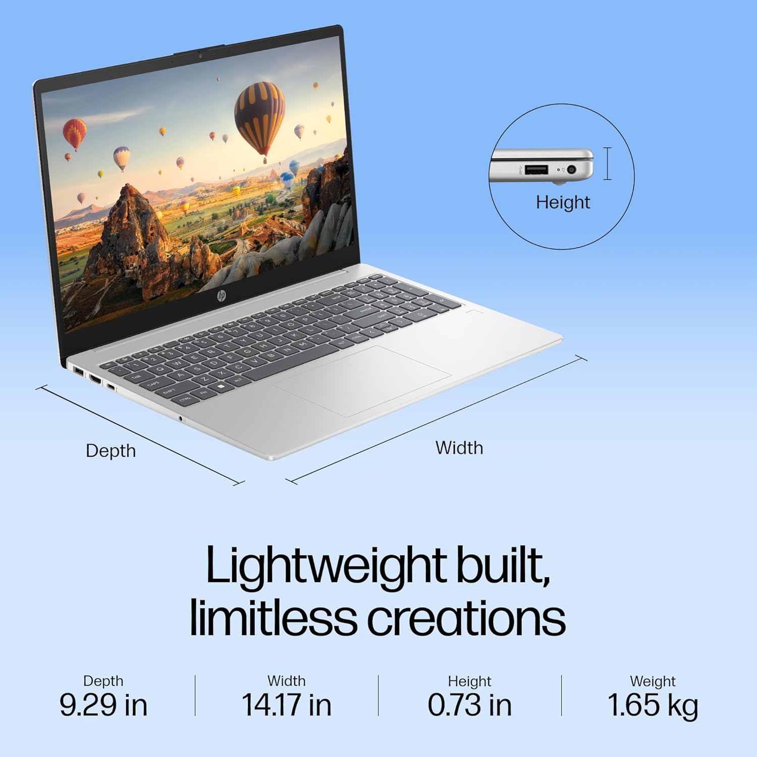 HP 15 AI Laptop, Intel Core Ultra 5 125H, 12 Tops, 16GB DDR5, 512GB SSD (Win11, Office 21, Silver, 1.65kg) IPS, 15.6-inch(39.6cm), 300 nits, FHD, Intel Arc Graphics, Backlit KB, FHD Camera, fd1099TU