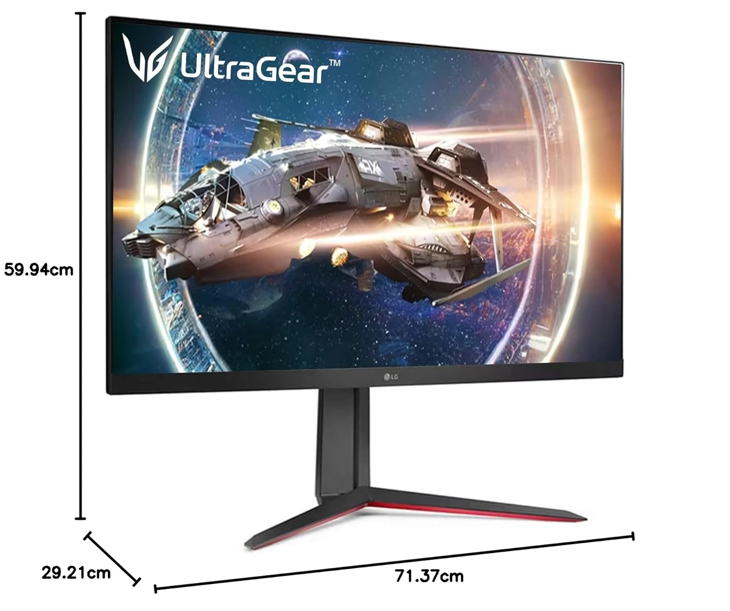 LG 32GN650 32" (80 CM) Ultragear QHD Monitor (2560 X 1440 Pixels), 165 Hz, 1Ms, Nvidia G-Sync Compatible, Freesync Premium, HDR 10, Hdmi, Tilt, Height, Pivot Stand, VA Panel Gaming LCD Monitor
