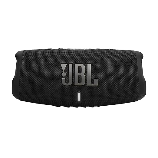 JBL Charge 5 Wi-Fi, Wireless Portable Bluetooth Speaker, Original Pro Sound, 20 Hours Playtime, Deep Bass, Built-in Powerbank, Wi-Fi with AirPlay, IP67 Water & Dustproof, One App (Black) - Zapnet.in