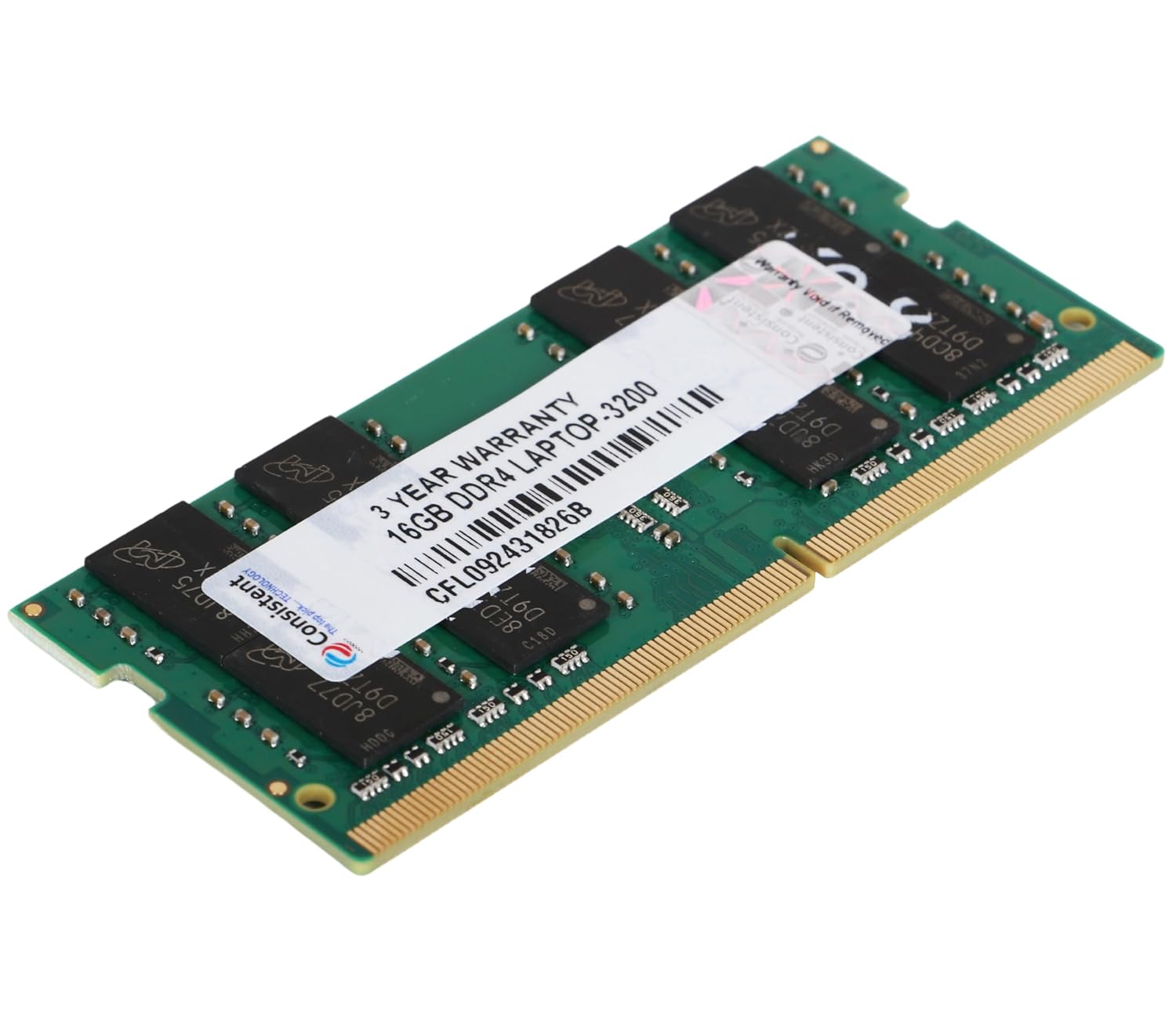 Consistent 16GB DDR4 Laptop RAM 3200Mhz with Replacement Warranty