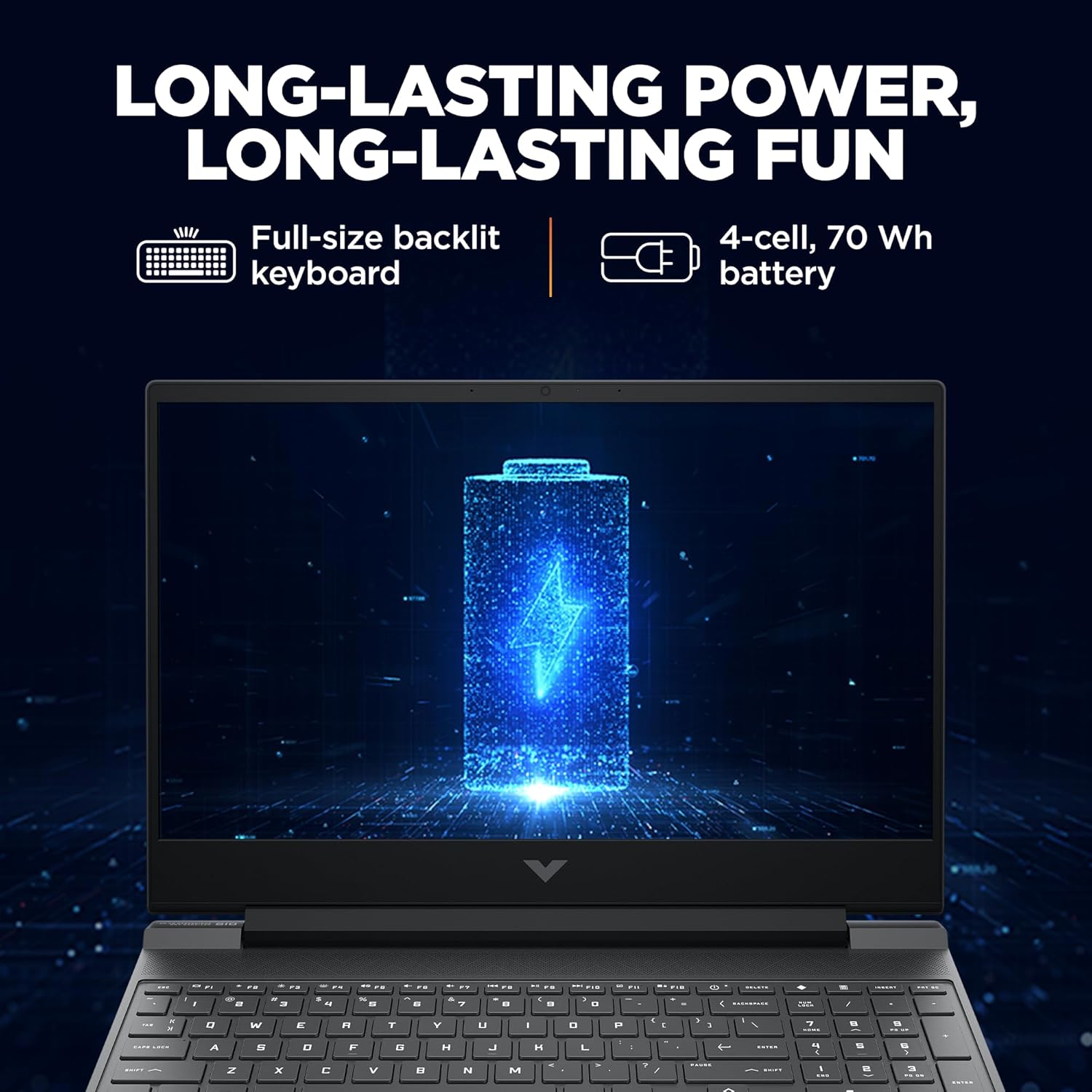 HP Victus Gaming Laptop, AMD Ryzen 5 5600H, 4GB RTX 3050 GPU, 15.6-inch (39.6 cm) FHD IPS 144Hz, 8GB DDR4, 512GB SSD, Backlit KB, 9ms Response time (Win 11, MSO, Silver, 2.37 kg), fb0050AX