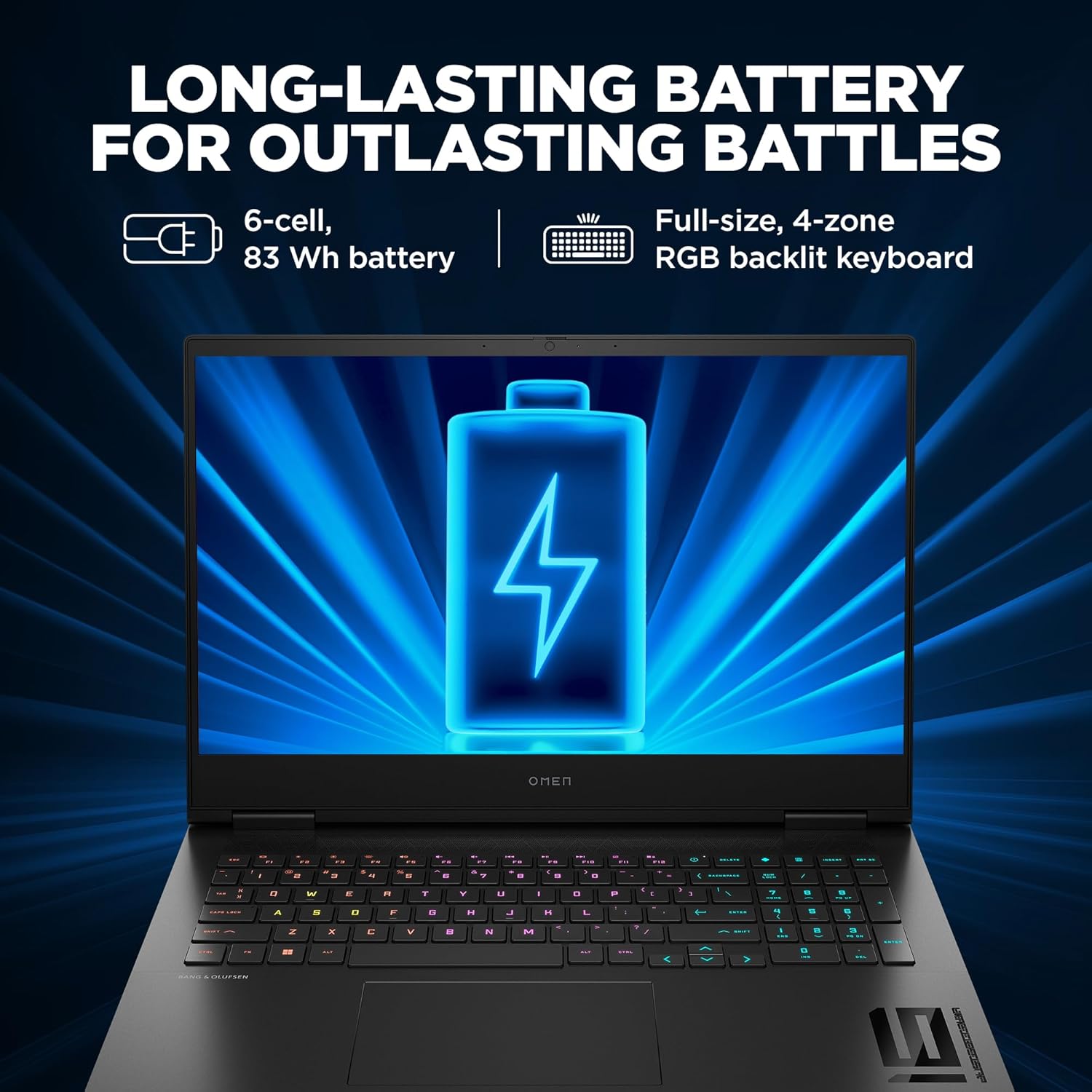 HP OMEN Gaming,13th Gen Intel Core i7-13700HX, 8GB RTX 4070,16GB DDR5, 1TB SSD,16.1-inch (40.9 cm), FHD, IPS, Gaming Laptop 165Hz, RGB Backlit KB, B&O (Win 11, Office 21, Black, 2.35 kg) wf0262TX - Zapnet.in