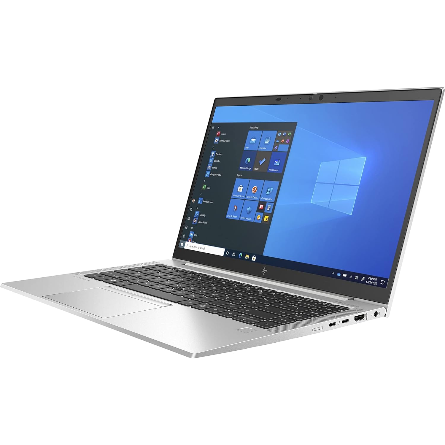 HP EliteBook 840 G8 14" Notebook - Full HD - 1920 x 1080 - Intel Core i5 11th Gen i5-1145G7 Quad-core (4 Core) 2.60 GHz - 16 GB Total RAM - 256 GB SSD - Silver