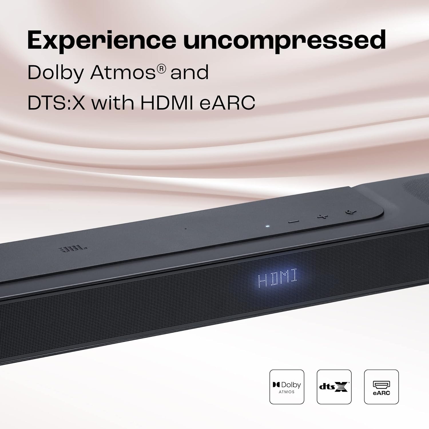 JBL Bar 1000 Pro, 11.1 (7.1.4) Channel Truly Wireless Soundbar with True Dolby Atmos®, DTS:X, and MultiBeam™ Surround Sound, 10” Down-Firing Wireless Subwoofer, HDMI eARC, BT,WiFi,Alexa, One App(880W) - Zapnet.in