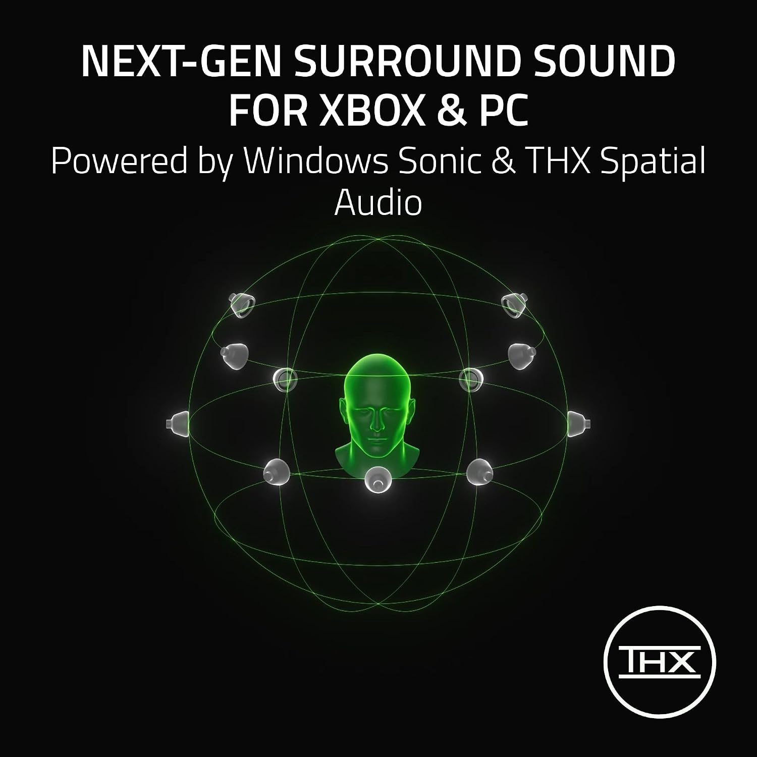 Razer BlackShark V3 Wireless Gaming Headset for PS5 50 mm Driver Super Broadband Micro 2.4GHz Bluetooth Works with PC, Mac, Nintendo Switch, Smartphone, Long Battery Life
