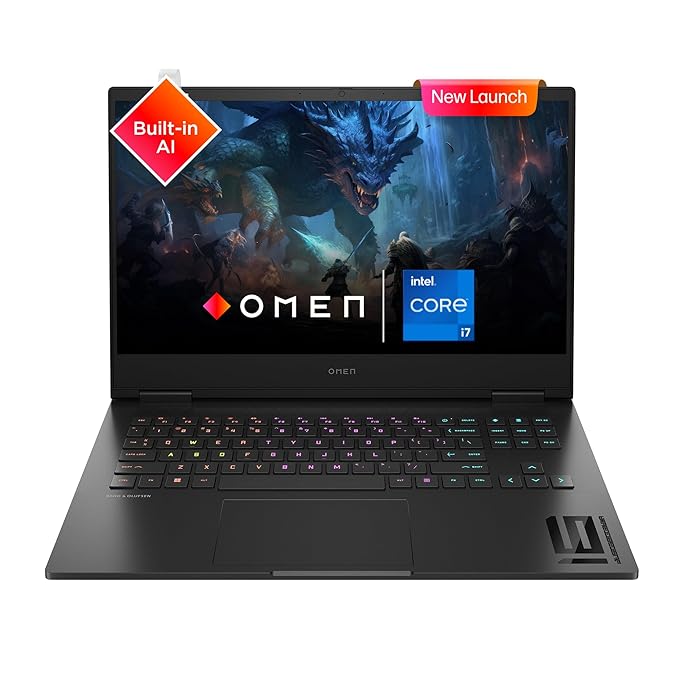 HP OMEN Gaming, 13th Gen Intel Core i7-13620H, 8GB NVIDIA RTX 4060, 16GB DDR5, 1TB SSD, 16.1-inch(40.9cm), 144Hz, IPS, FHD Gaming Laptop, RGB Backlit KB, B&O(Win 11, Office 21, Black, 2.35kg) wd0012TX - Zapnet.in