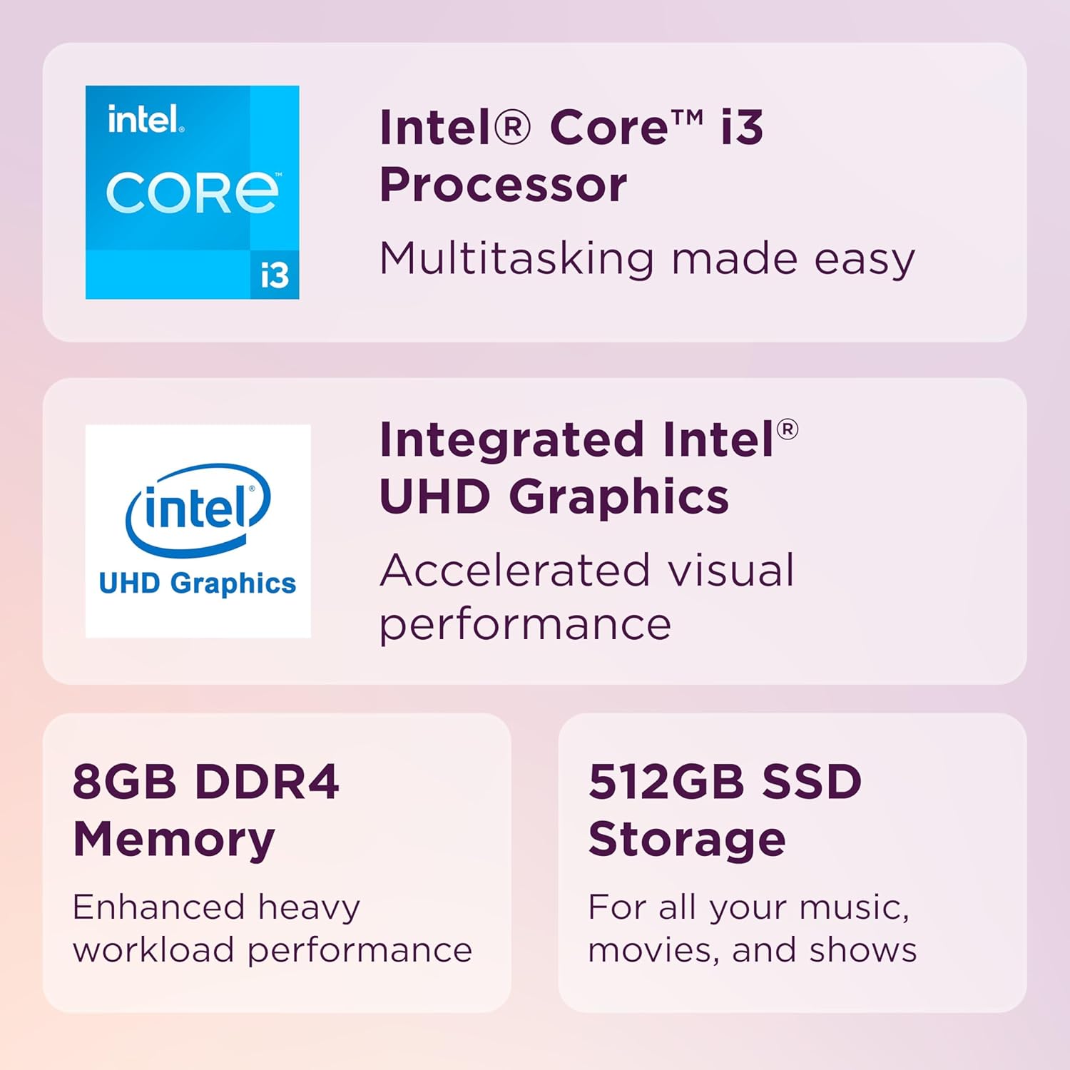 Lenovo IdeaCentre AIO 3 12th Gen Intel i5 23.8" FHD WVA 3-Side Edgeless All-in-One Desktop with Alexa Built-in (8GB/512GB SSD/Win11/MS Office 2021/IR Camera/Wireless Keyboard & Mouse) F0GH00MHIN