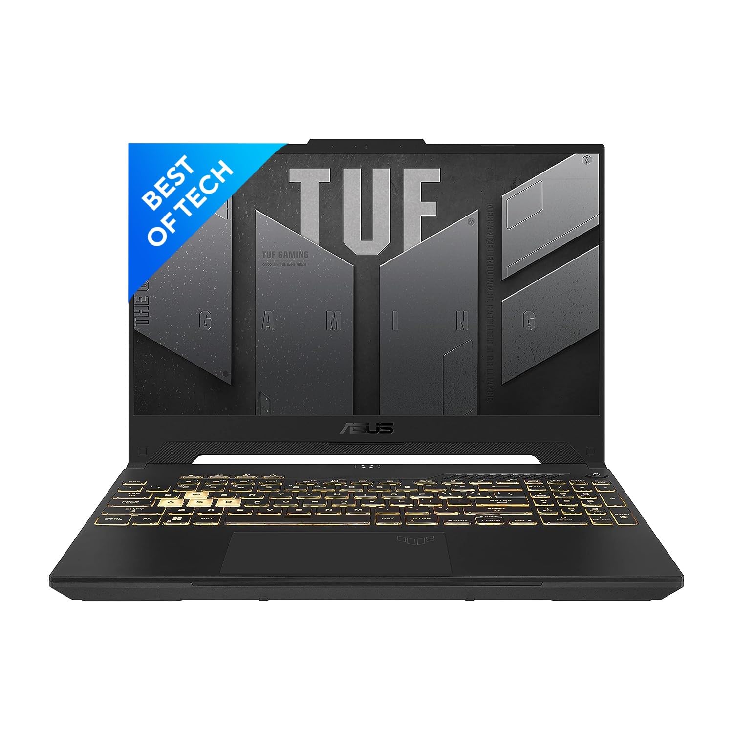 ASUS TUF Gaming F15 (2022), Intel Core i5-12500H 12th Gen, 15.6" (39.62 cm) FHD, Gaming Laptop (16GB/512GB/4GB NVIDIA GeForce RTX 3050 /Win11/1-Zone RGB Backlit KB/90WHr/Gray/2.2 kg), FX507ZC4-HN116W