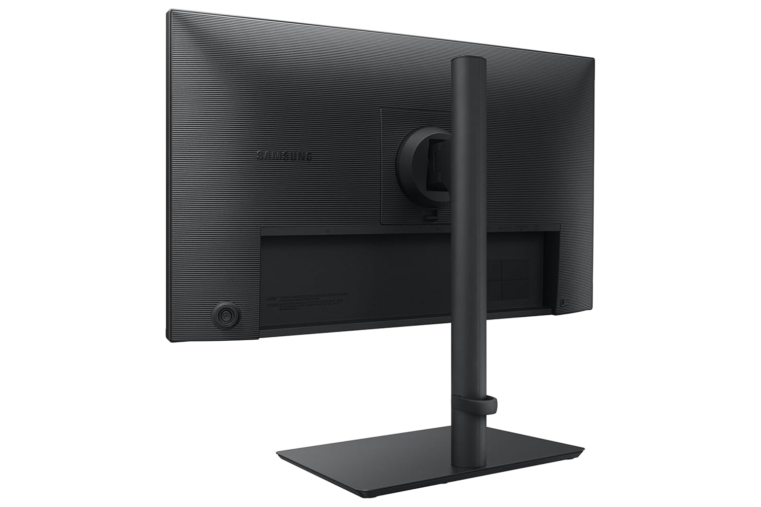 Samsung 24-inch Full HD IPS Panel, 1920x1080, 100 Hz, Height Adjustable Stand, Eye Saver Mode & Flicker Free Monitor, AMD FreeSync, Response Time 4 ms, D-Sub, DP, HDMI, USB Hub (LS24C430GAWXXL, Black)