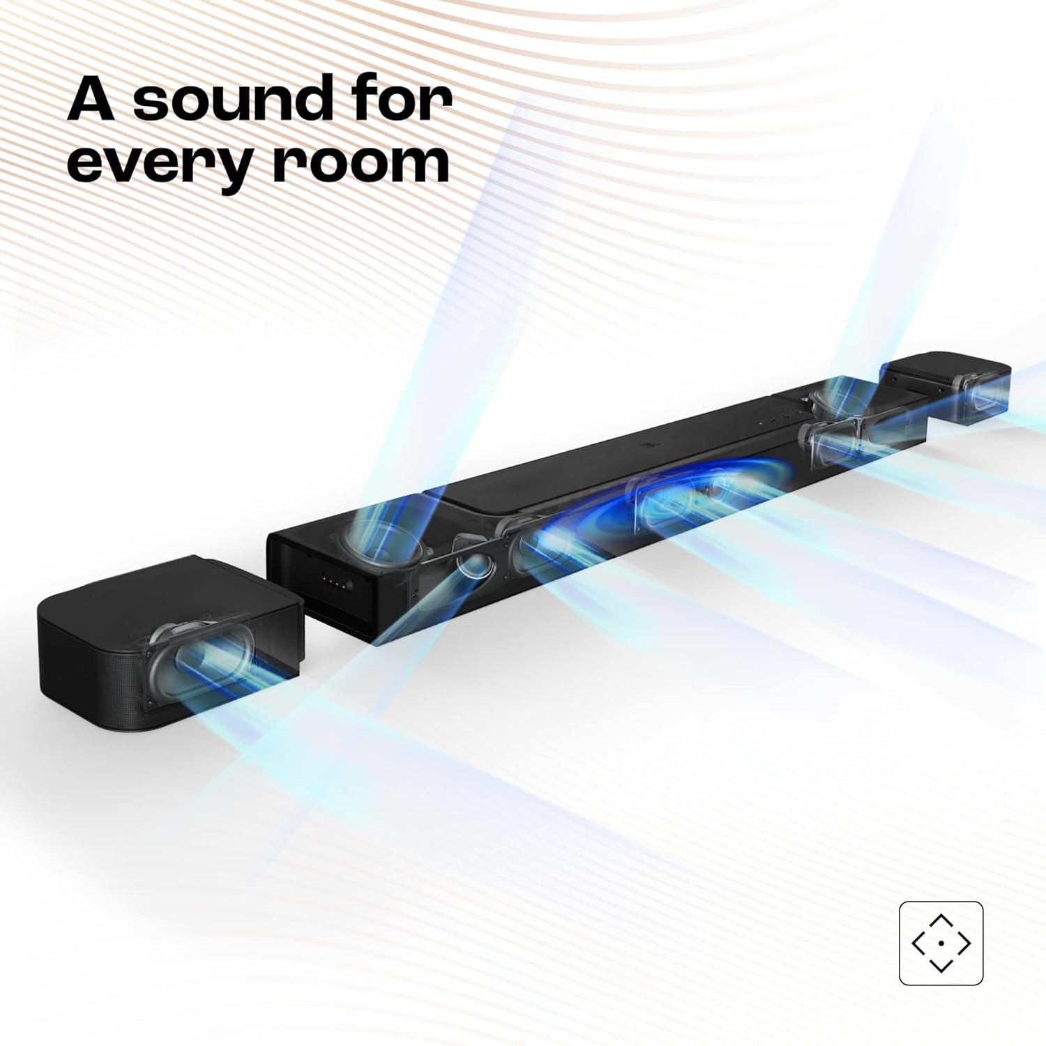 JBL Bar 800 Pro, 7.1 (5.1.2) Channel Truly Wireless Soundbar with True Dolby Atmos® 3D Surround Sound, 10” Down-Firing Wireless Subwoofer, PureVoice, HDMI eARC, Bluetooth, Wi-Fi & Optical Input (720W) - Zapnet.in