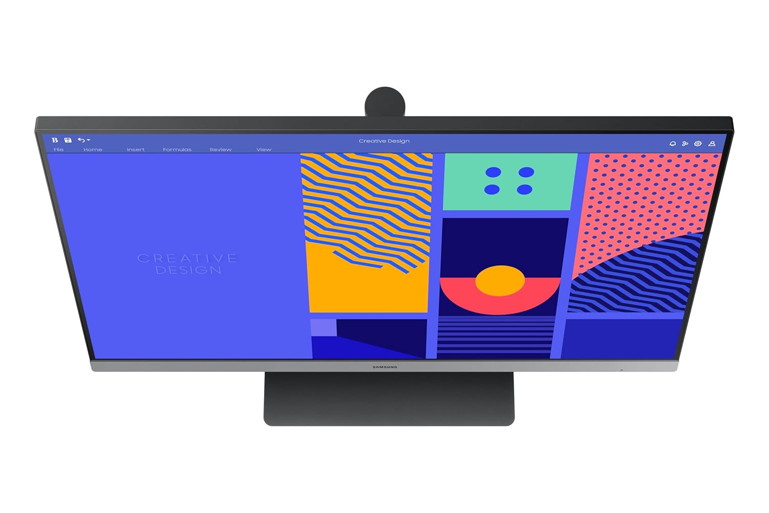 Samsung 24-inch Full HD IPS Panel, 1920x1080, 100 Hz, Height Adjustable Stand, Eye Saver Mode & Flicker Free Monitor, AMD FreeSync, Response Time 4 ms, D-Sub, DP, HDMI, USB Hub (LS24C430GAWXXL, Black)