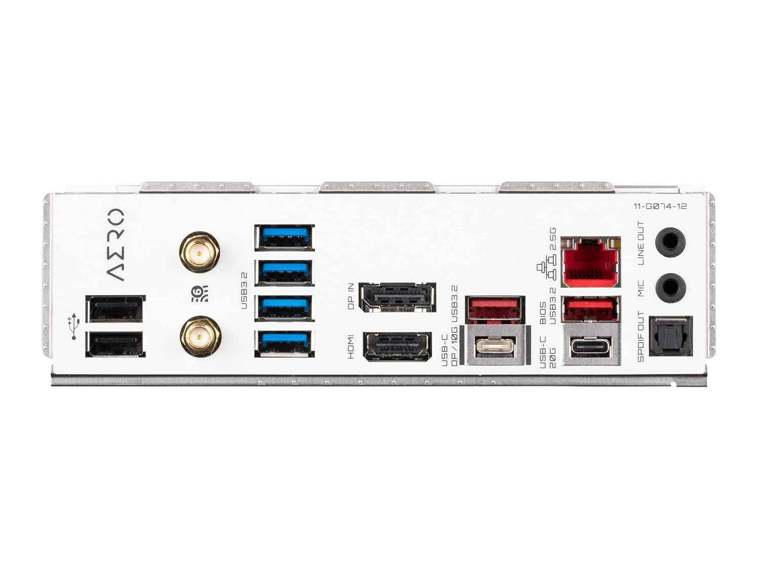 GIGABYTE Z790 AERO G (LGA 1700/ Intel Z790/ ATX/ DDR5/ 5 * 5.0 M.2/ PCIe 5.0/ USB 3.2 Gen2X2 Type-C/WiFi 6E/ Intel 2.5GbE LAN/Motherboard)