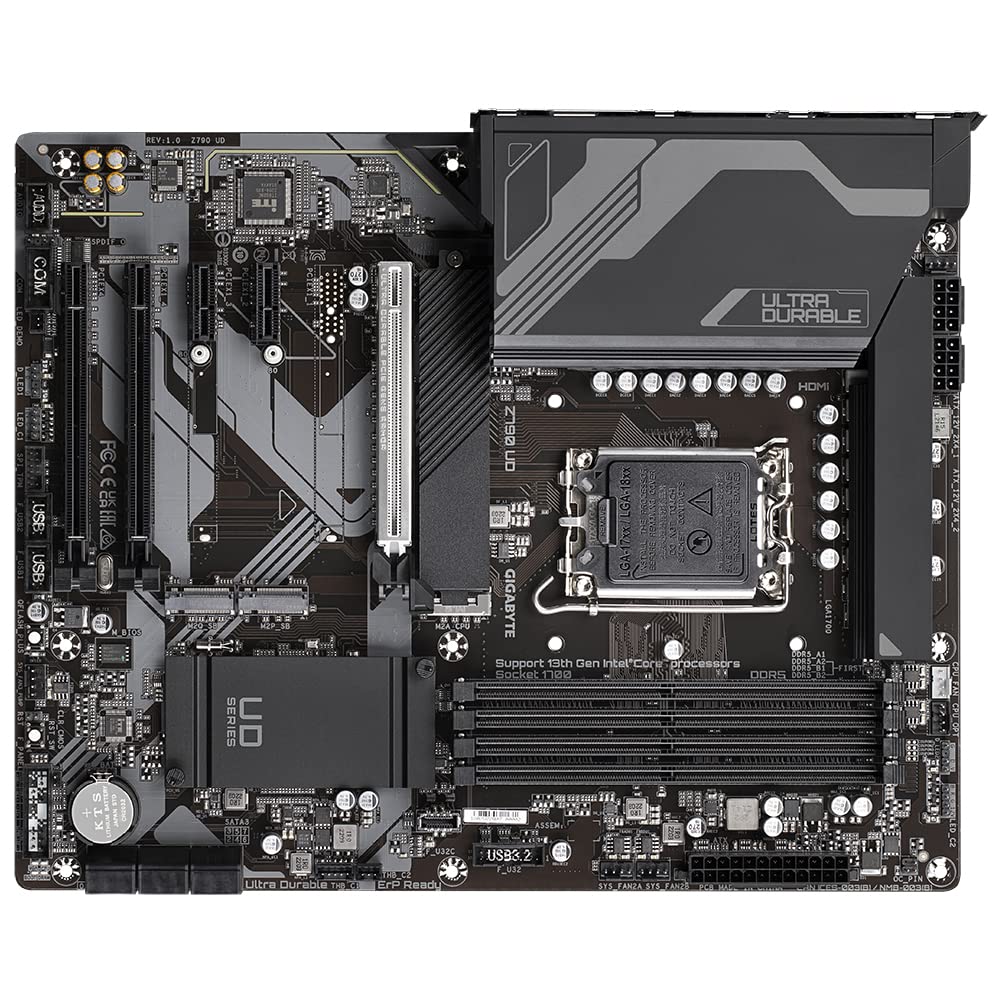 Gigabyte Z790 UD Motherboard for 13th and 12th Gen Series Processors DDR5- LGA1700 Socket