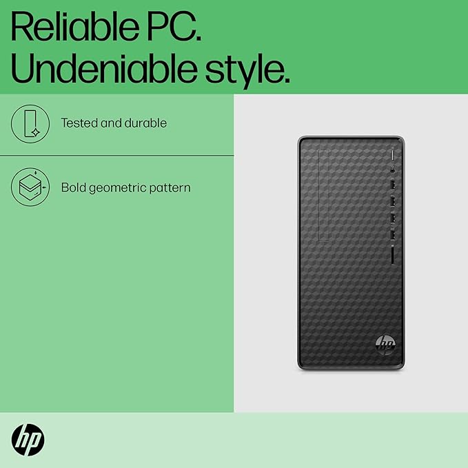 HP Desktop PC AMD Ryzen 3-5300G, (8 GB DDR4, 512GB SSD, Wired Keyboard and Mouse Combo, Win 11 Home, MSO, Dark Black, 4.71kg, M01-F3201in - Zapnet.in