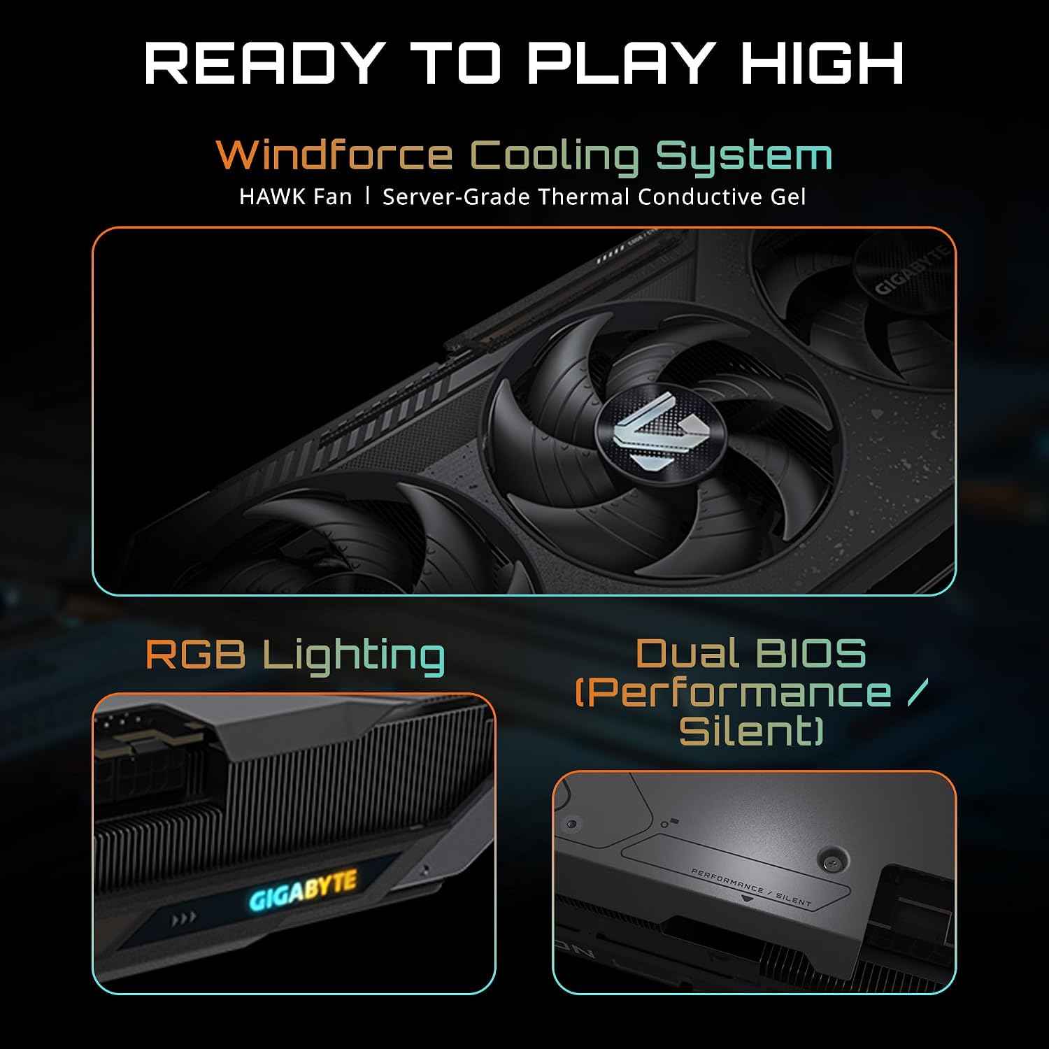 GIGABYTE Radeon RX 9070 XT Gaming OC 16G Graphics Card | PCIe 5.0, 16GB GDDR6, GV-R9070XTGAMING OC-16GD