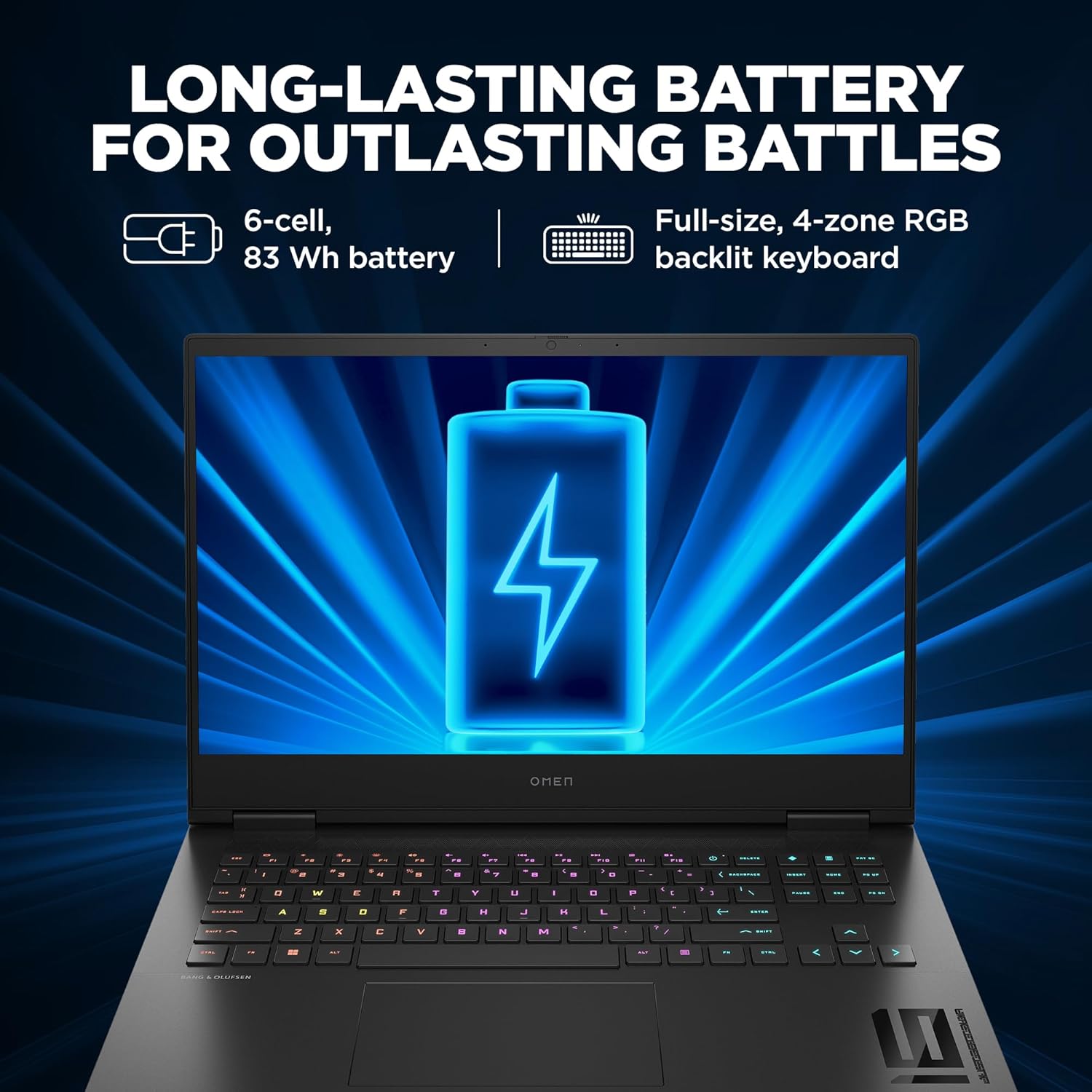 HP OMEN, AMD Ryzen 7-7840HS, 8GB NVIDIA GeForce RTX 4060 Gaming Laptop (32GB RAM, 1TB SSD), 165Hz, 7ms, IPS, 16.1"/40.9cm, Win 11, Office 2021, Black, 2.37Kg, RGB KB, Tempest Cooling, xd0017AX