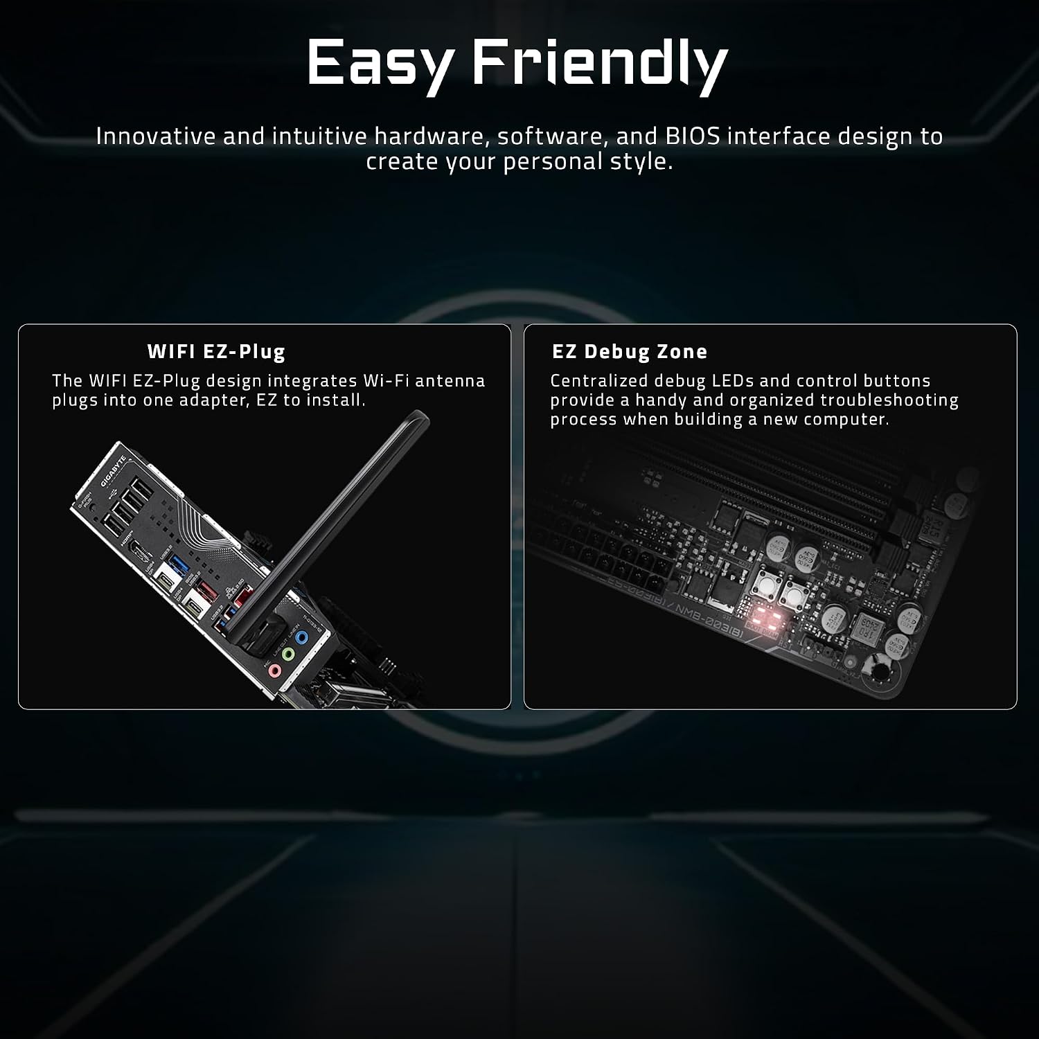 GIGABYTE X870 Gaming X WIFI7 AMD AM5 LGA 1718 Motherboard, ATX, DDR5, 3X M.2, PCIe 5.0, USB4, WIFI7, 2.5GbE LAN, EZ-Latch, 3-Year Warranty
