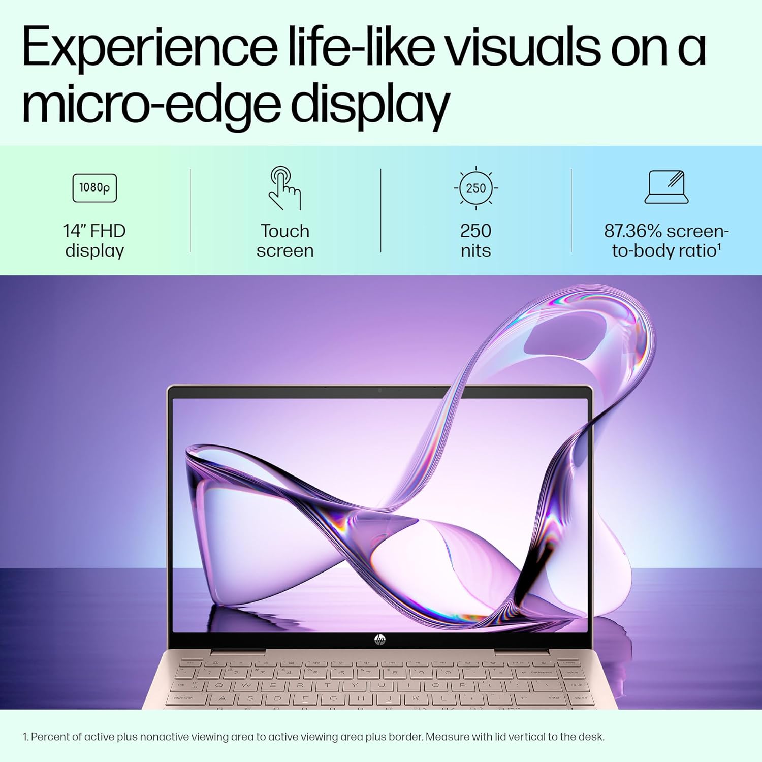 HP Pavilion x360, 13th Gen Intel Core i7-1355U, 16GB DDR4, 512GB SSD, (Win 11, Office 21, Gold,1.51kg),Touchscreen, IPS,15.6-inch(39.6cm) FHD Laptop, Iris Xe Graphics, 5MP camera, Backlit KB, ek1020TU