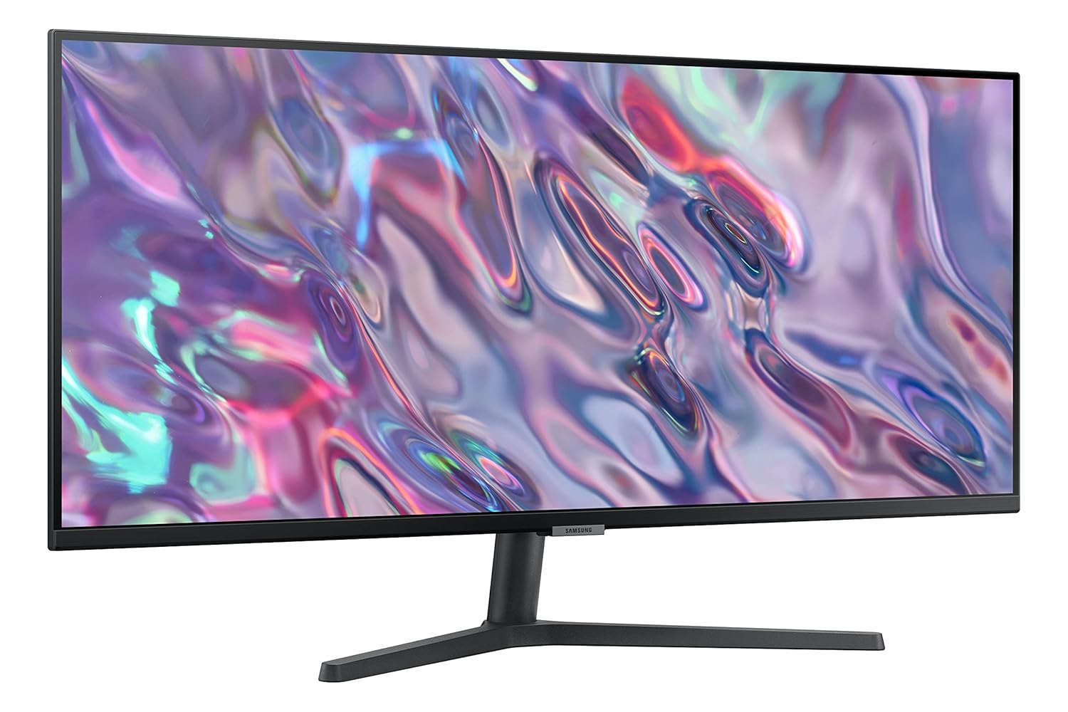 Samsung 34-inch(86.4cm) ViewFinity S5 Ultra WQHD, 100Hz, High Resolution Monitor, Bezel-Less Design, HDR10, AMD Free Sync, Eye Care Mode (LS34C500GAWXXL, Black)