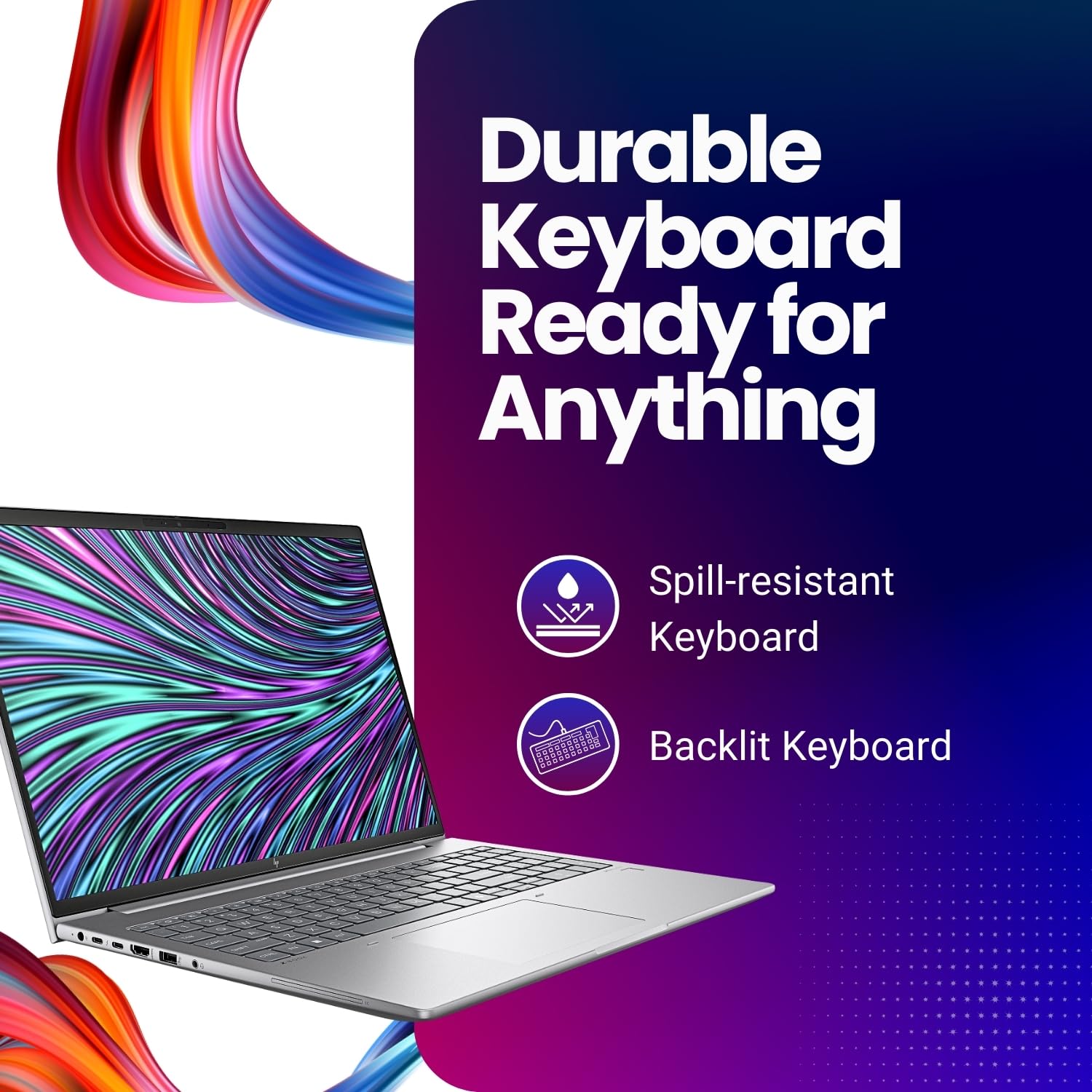 HP Laptop Ultra 7-155H, 32GB RAM, 1TB SSD, RTX 1000 Ada 6GB, Win 11 Pro, 16" WUXGA, 5MP+IR Cam, Fingerprint Sensor, Backlit Keyboard, Wi-Fi 6E, BT 5.3, 3-Year Warranty (A8WN0PT)