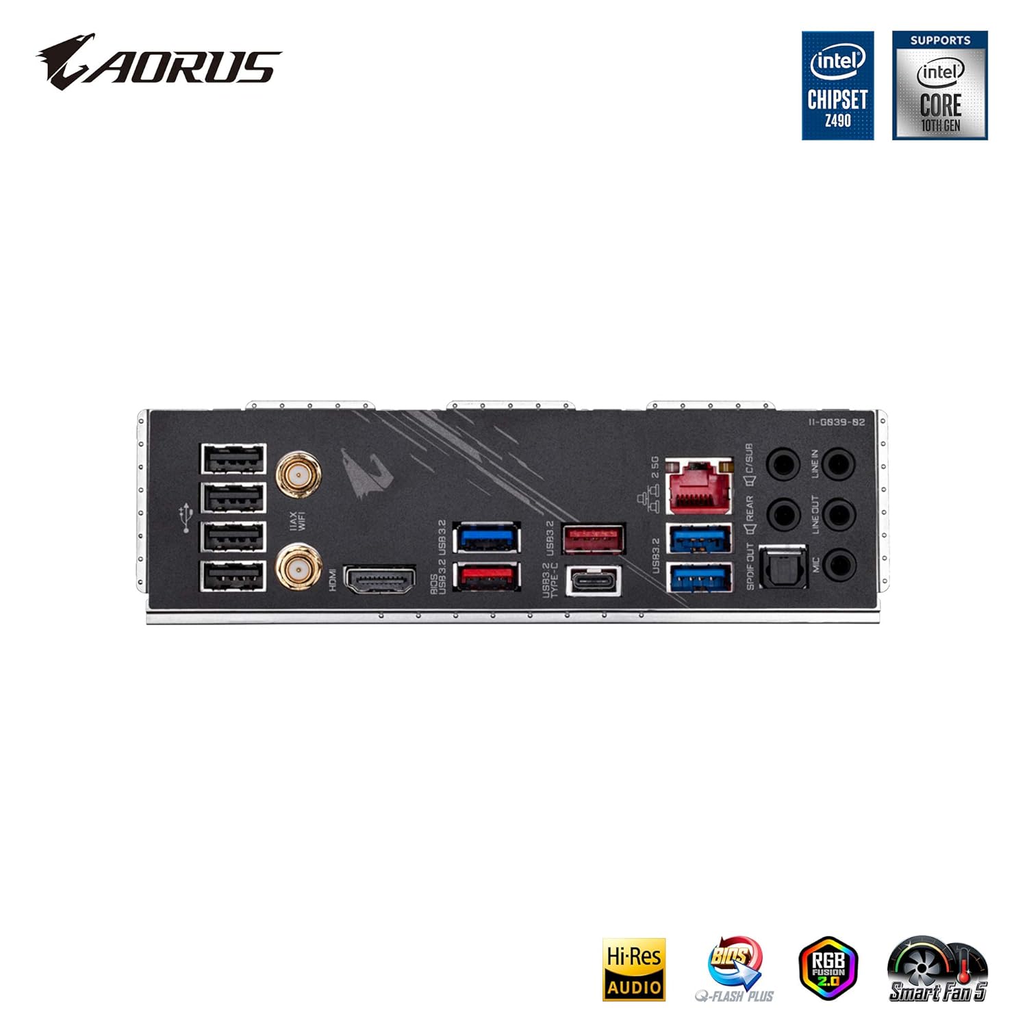 GIGABYTE Z490 AORUS PRO AX with Direct 12 Phases Digital VRM Design, Intel Wi-Fi 6 802.11ax, Intel 2.5GbE LAN, RGB Fusion 2.0