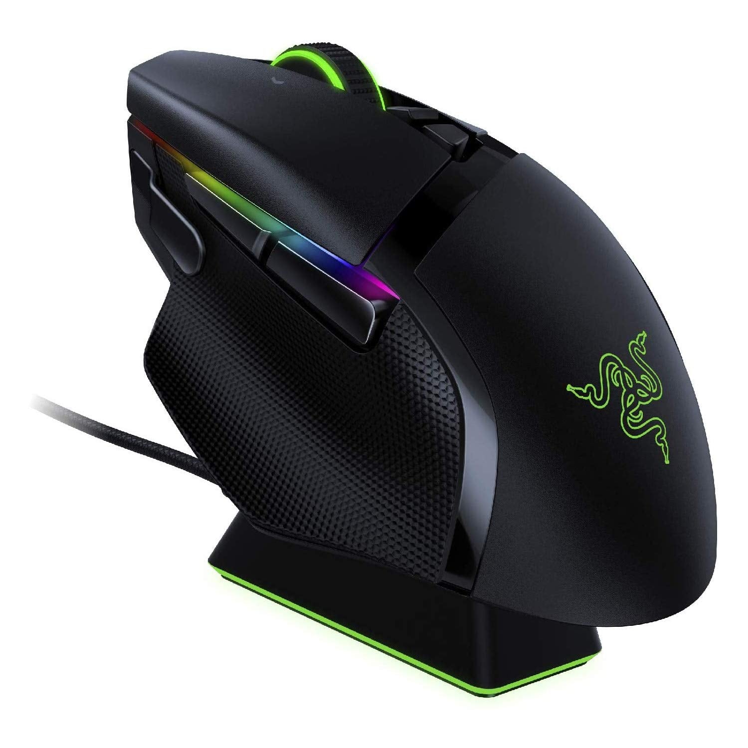 Razer Basilisk V3 Pro Smartchoice Ergonomic Wireless Gaming Mouse, HyperSpeed & Bluetooth, 30K DPI Sensor, 13 Programmable Buttons, RGB Lighting, HyperScroll Tilt Wheel, Long Battery Life