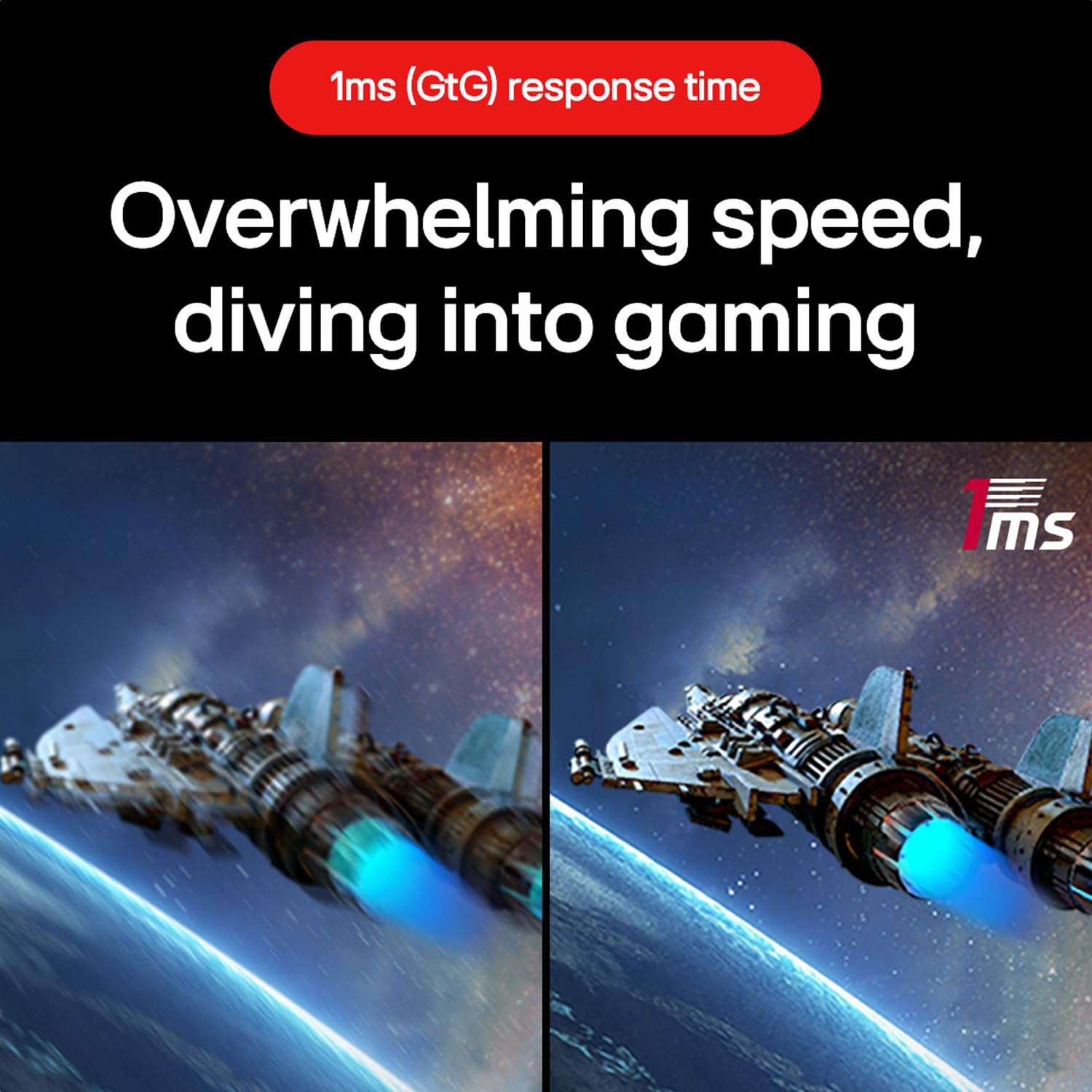 LG Ultragear™ 32GS60QC (32 inch) QHD 1000R Curved Gaming Monitor (2560 x 1440) with 180Hz, 1ms, AMD FreeSync™, HDR10, VESA Certified, HDMIx2 DisplayPort, 3-Side virtually Borderless - Black