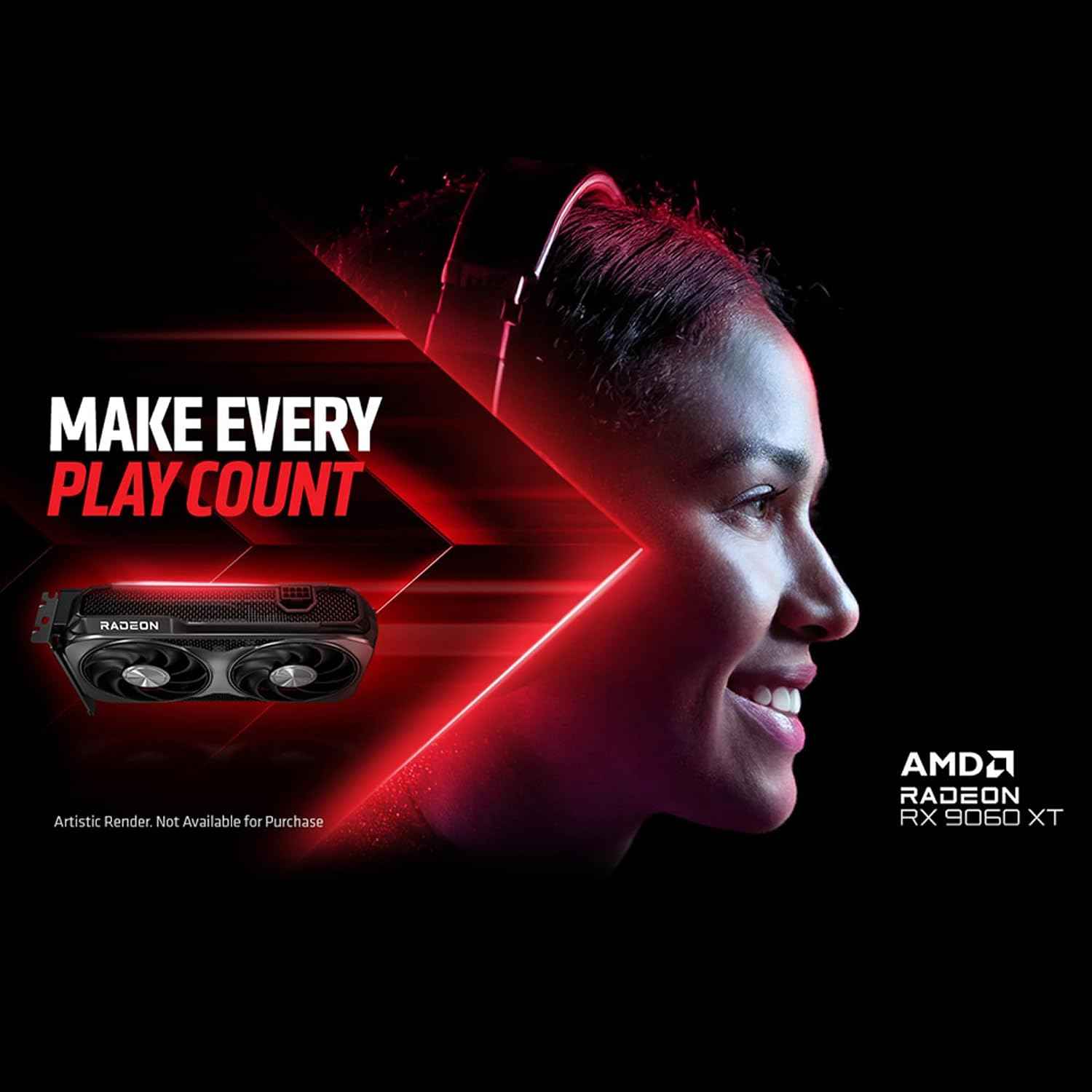 GIGABYTE Radeon RX 9060 XT Gaming OC 16G Graphics Card, PCIe 5.0, 16GB GDDR6, GV-R9060XTGAMING OC-16GD Video Card