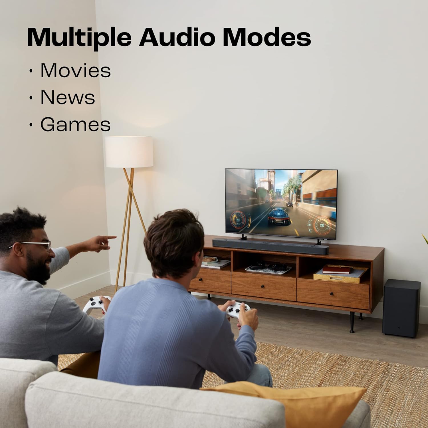 JBL Bar 2.1 Deep Bass (MK2), Soundbar with 6.5” Down-Firing Wireless Subwoofer, 2.1 Channel, Built-in Dolby Digital, Bluetooth, HDMI & Optical Connectivity (300W) - Zapnet.in