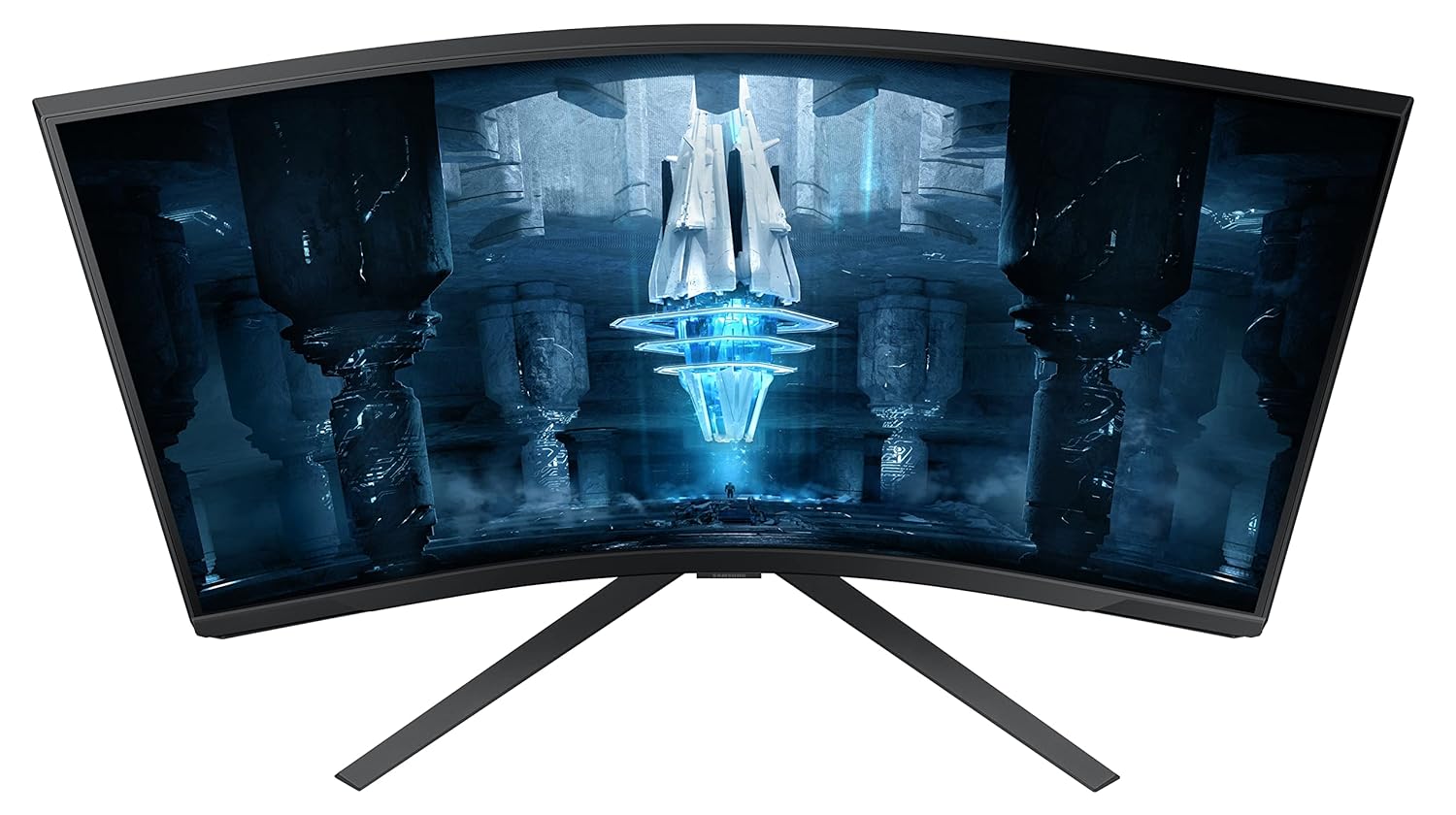 Samsung 32-Inch(80cm) 4K UHD Odyssey Neo G8 Gaming, 240 Hz, 1ms Curved Monitor, 3840 x 2160 Pixels, Mini-LED, Height Adjustable Stand, Matte Display, HDR2000 (LS32BG850NWXXL, Black)