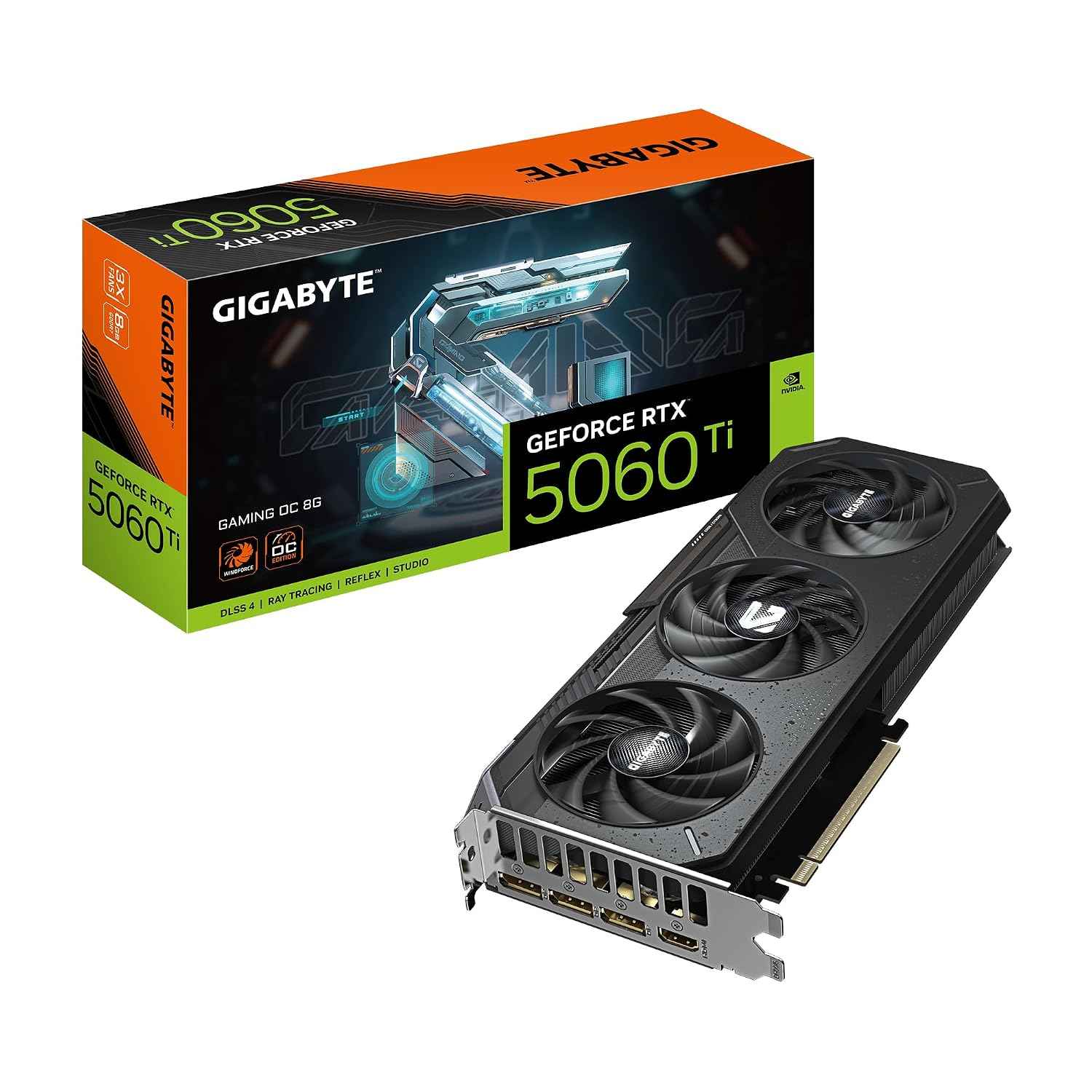 GIGABYTE GV-N506TGAMING OC-8GD | GeForce RTX 5060 Ti Gaming OC 8GB GDDR6 Graphics Card
