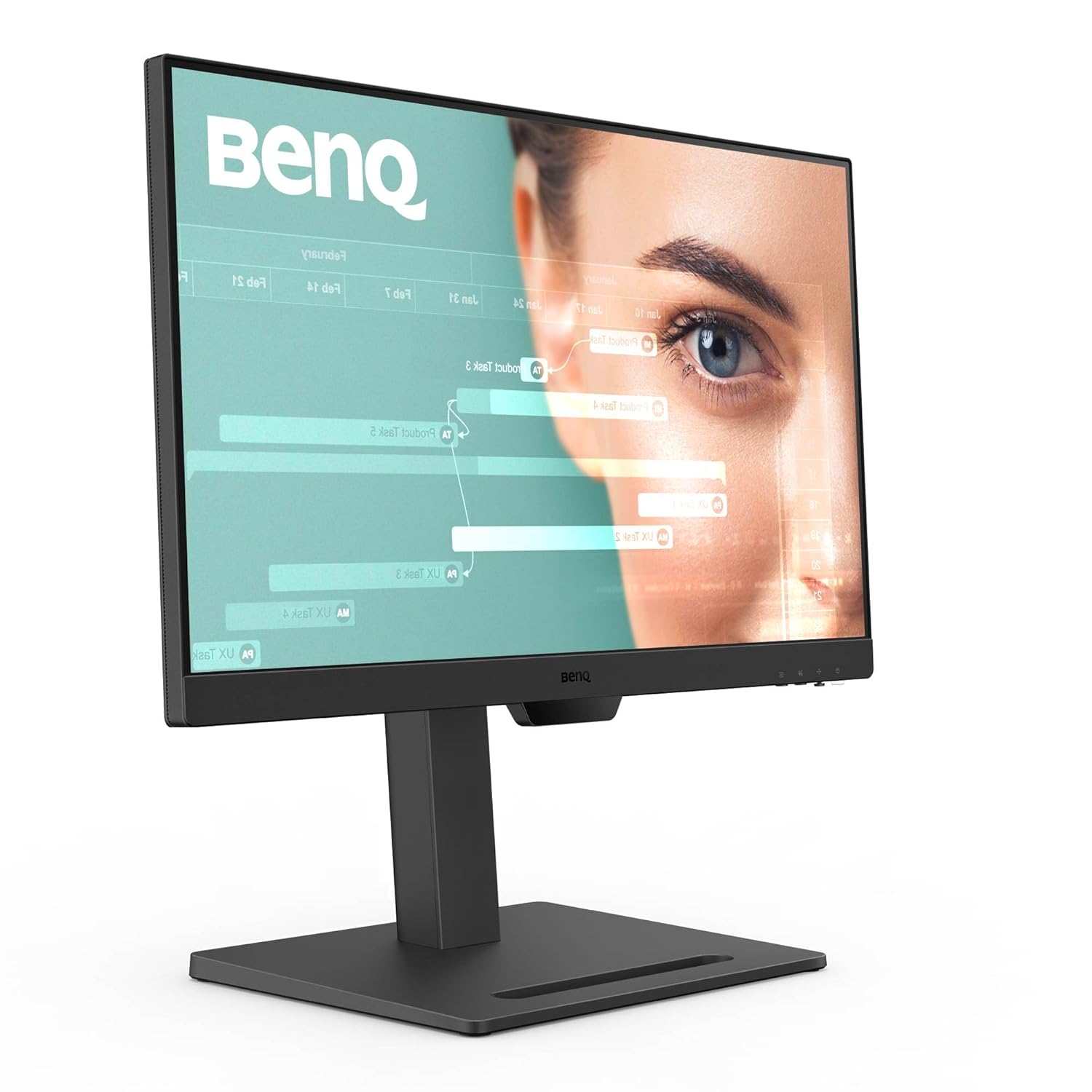 BenQ GW2490T 24 Inch 1300:1 CR 1080P FHD IPS Monitor|100Hz|99% Srgb|Height Adjustable|Ergo Design|VESA Mediasync|Dual HDMI|DP Port|Speakers|Eye-Careu|Eyesafe|B.I. Gen2|LBL+|Wall Mount (Black)