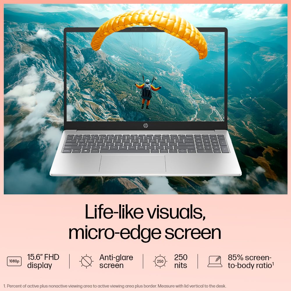 HP 15 Core i5 12th Gen (16GB RAM/512GB SSD/FHD/Windows 11/MS Office/Backlit Keyboard/15.6" (39.6cm)/Silver/1.59 kg) fd0111TU Laptop
