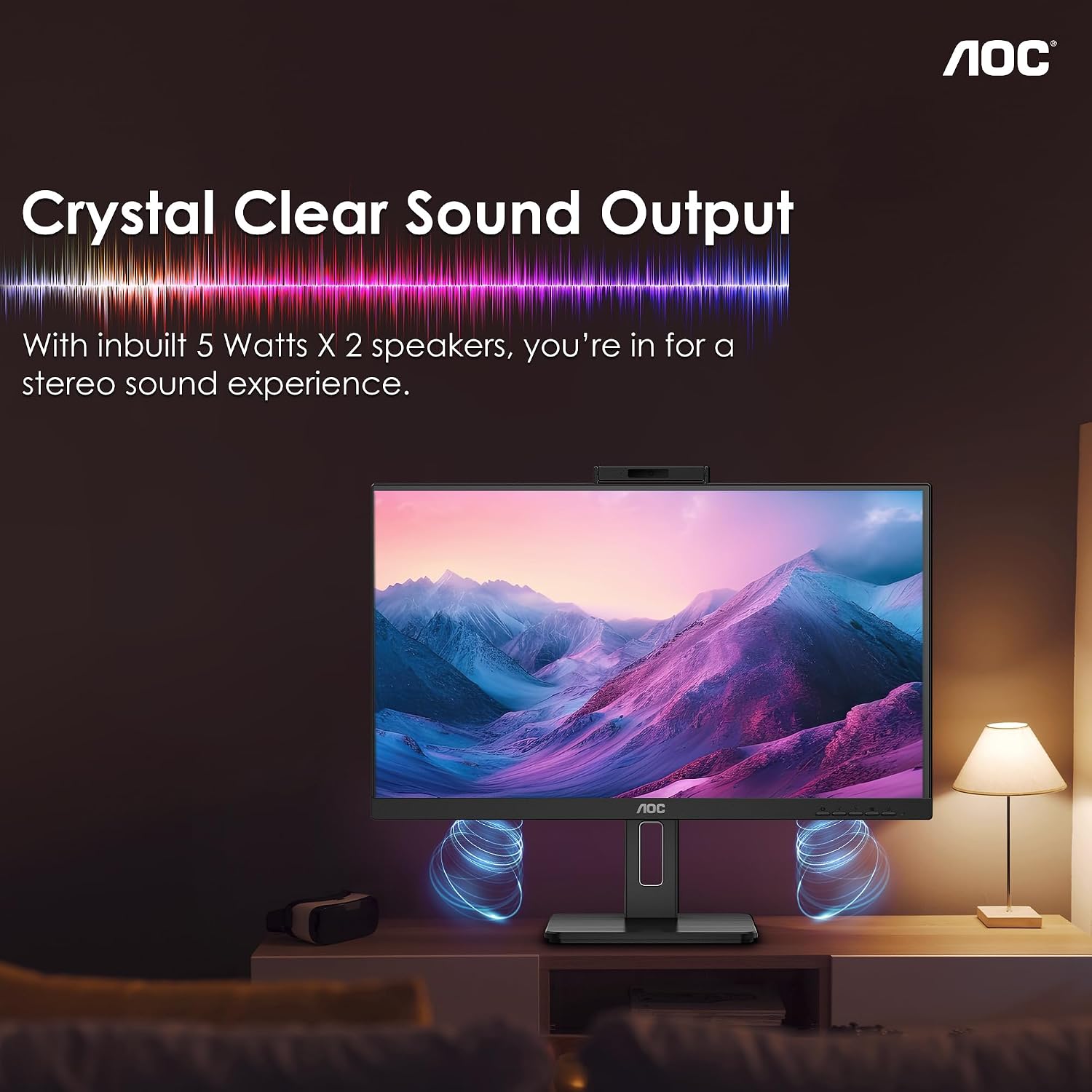 AOC Q27P3CW 27 inch LCD Monitor (2560x1440), QHD 3-Sided Display, Adaptive Sync, HDMI, USB-C & DisplayPort Connectivity, 4ms Response time, 75Hz Refresh Rate, Adjustable-Height & Flicker Free (Black)
