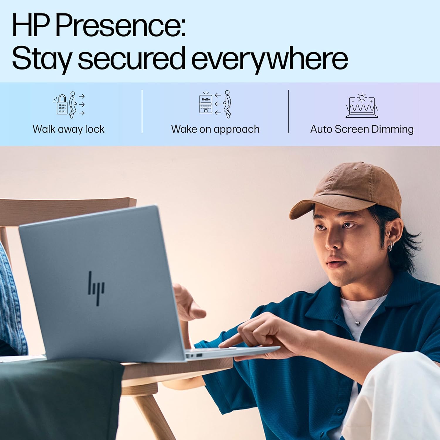 HP Pavilion Plus 14 AI-enhanced Laptop, Intel EVO Core Ultra 5 125H,14-inch (35.6 cm) 16GB, 512GB SSD, Intel Arc Graphics, WQXGA, 300 nits, 120Hz, 5MP IR Camera, (Win 11, MSO, Blue, 1.44 kg), ew1082TU