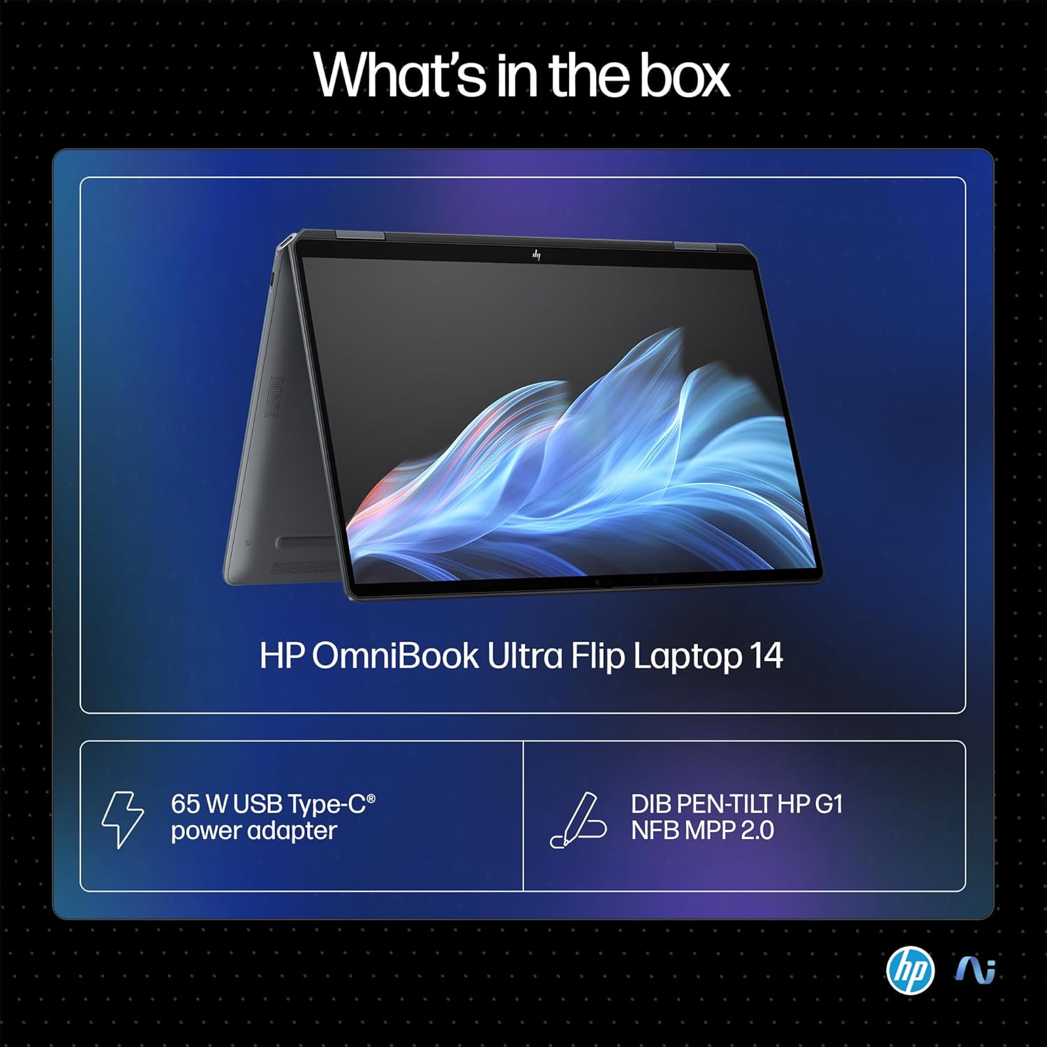 HP OmniBook Ultra Flip Next Gen AI PC Ultra 7 (32GB RAM/1TB SSD/2.8K OLED 16:10 90% STBR Touchscreen 500 nits/Windows 11/9MP Camera/Poly Studio/Backlit KB/MSO/14” (35.6cm)/Gray/1.34kg) fh0029TU Laptop