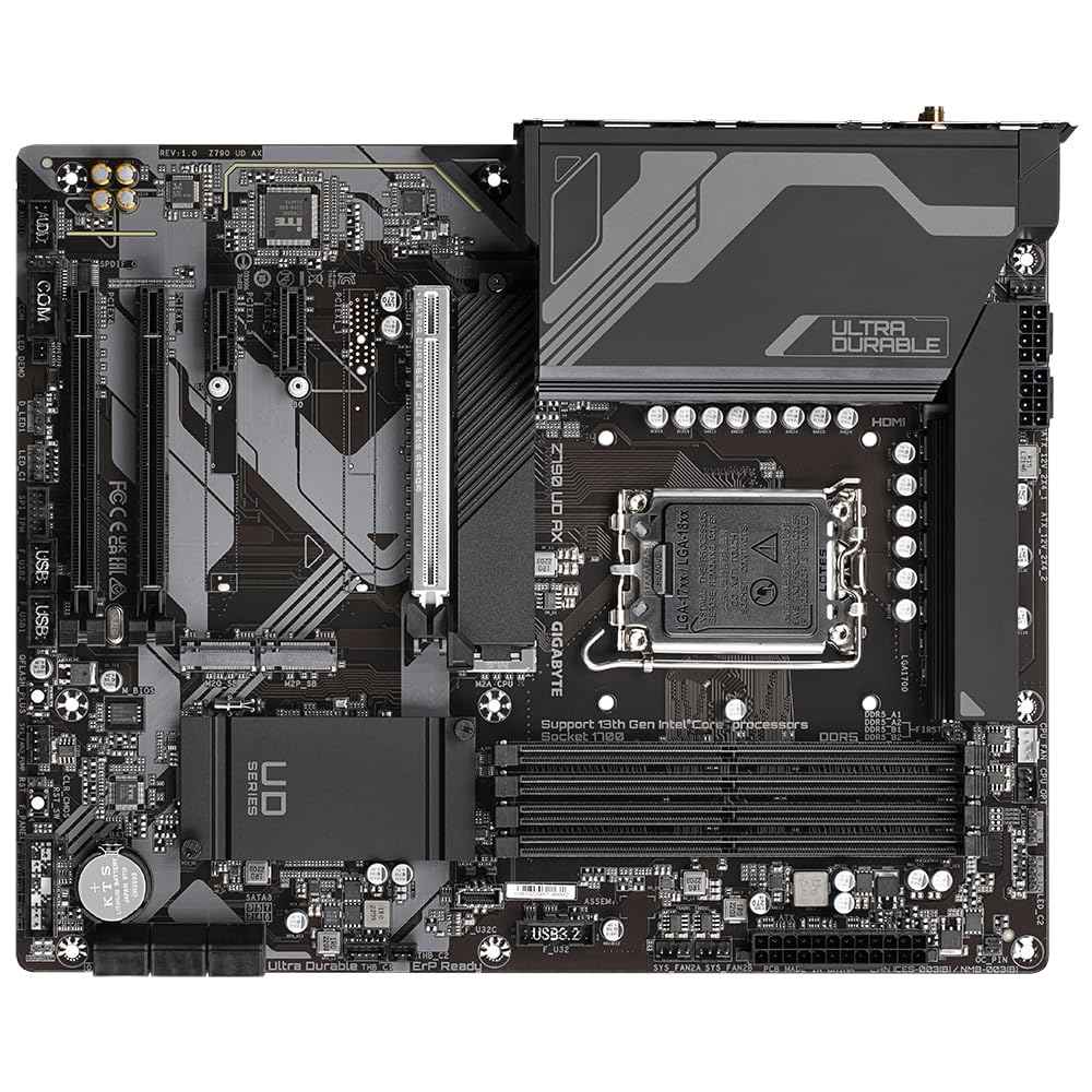 GIGABYTE Z790 Ud Ax Ddr5 ATX Motherboard for 13Th and 12Th Gen Series Processors -Lga1700 Socket
