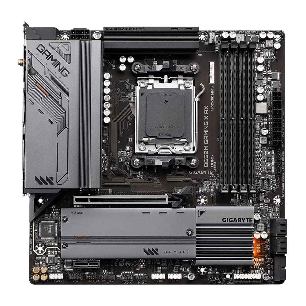 B650M Gaming X AX, AMD Socket AM5, Dual Channel DDR5, 2*PCIe 4.0, EZ-Latch, Smart Fan 6, Q-Flash Plus, Advanced Thermal Design