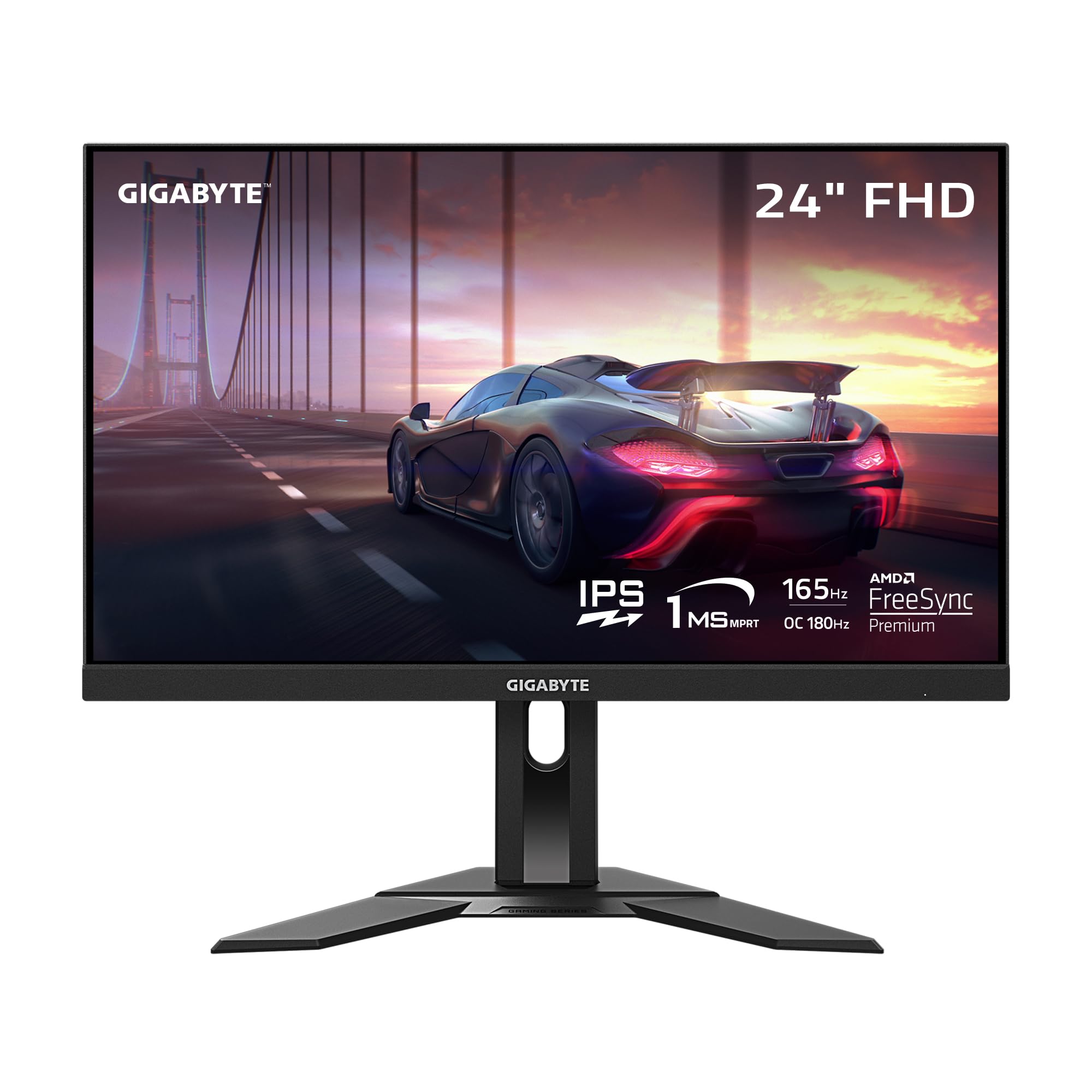 GIGABYTE GS27FC 27" 180Hz 1080P Gaming Monitor, 1920 x 1080 VA 1500R Display, 1ms (MPRT) Response Time, HDR Ready, FreeSync Premium, 1x Display Port 1.4, 2X HDMI 2.0,Black